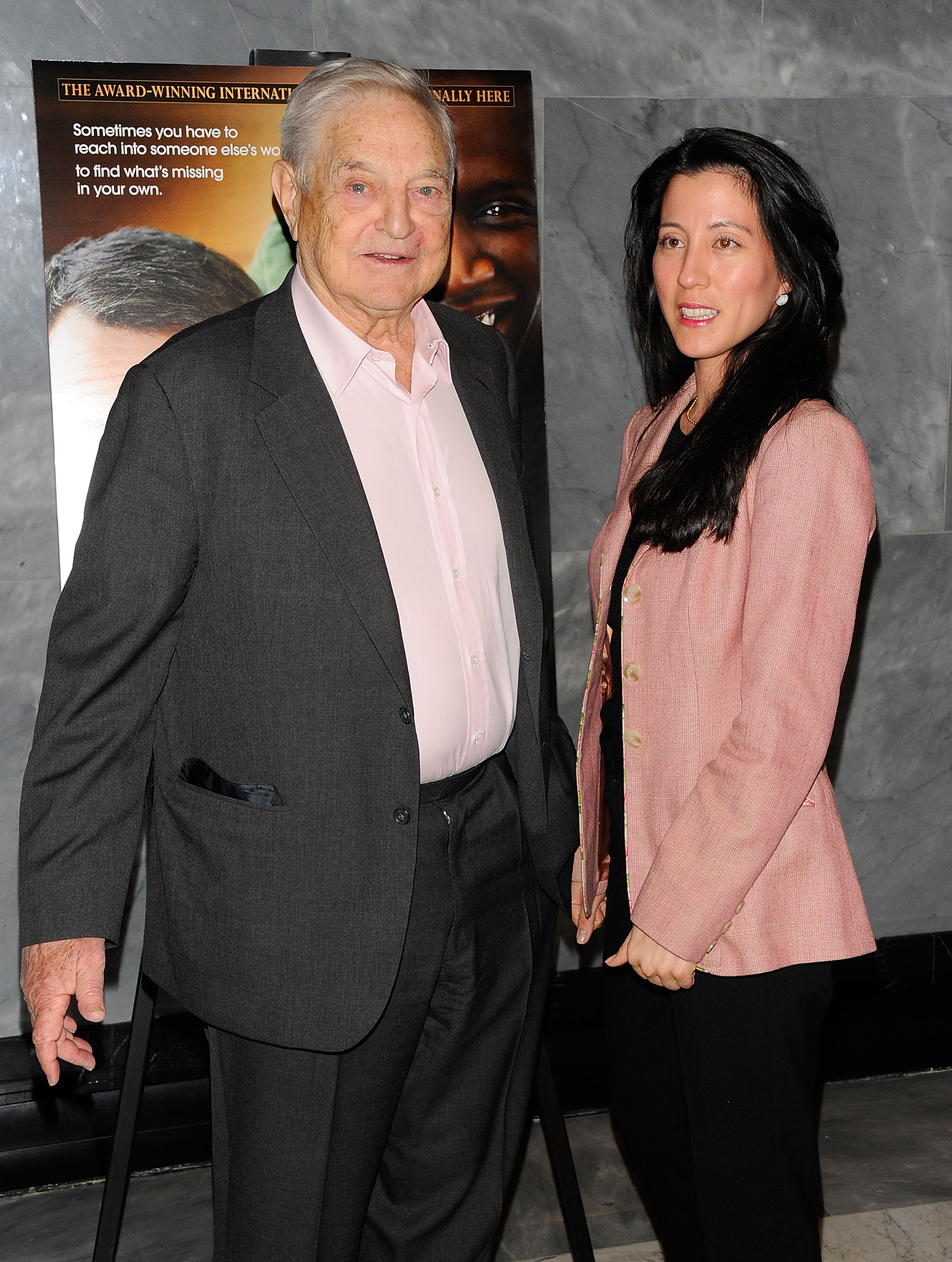 George Soros and Tamiko Bolton at a screening of "The Intouchables" on April 30, 2012, in New York City. | Source: Getty Images