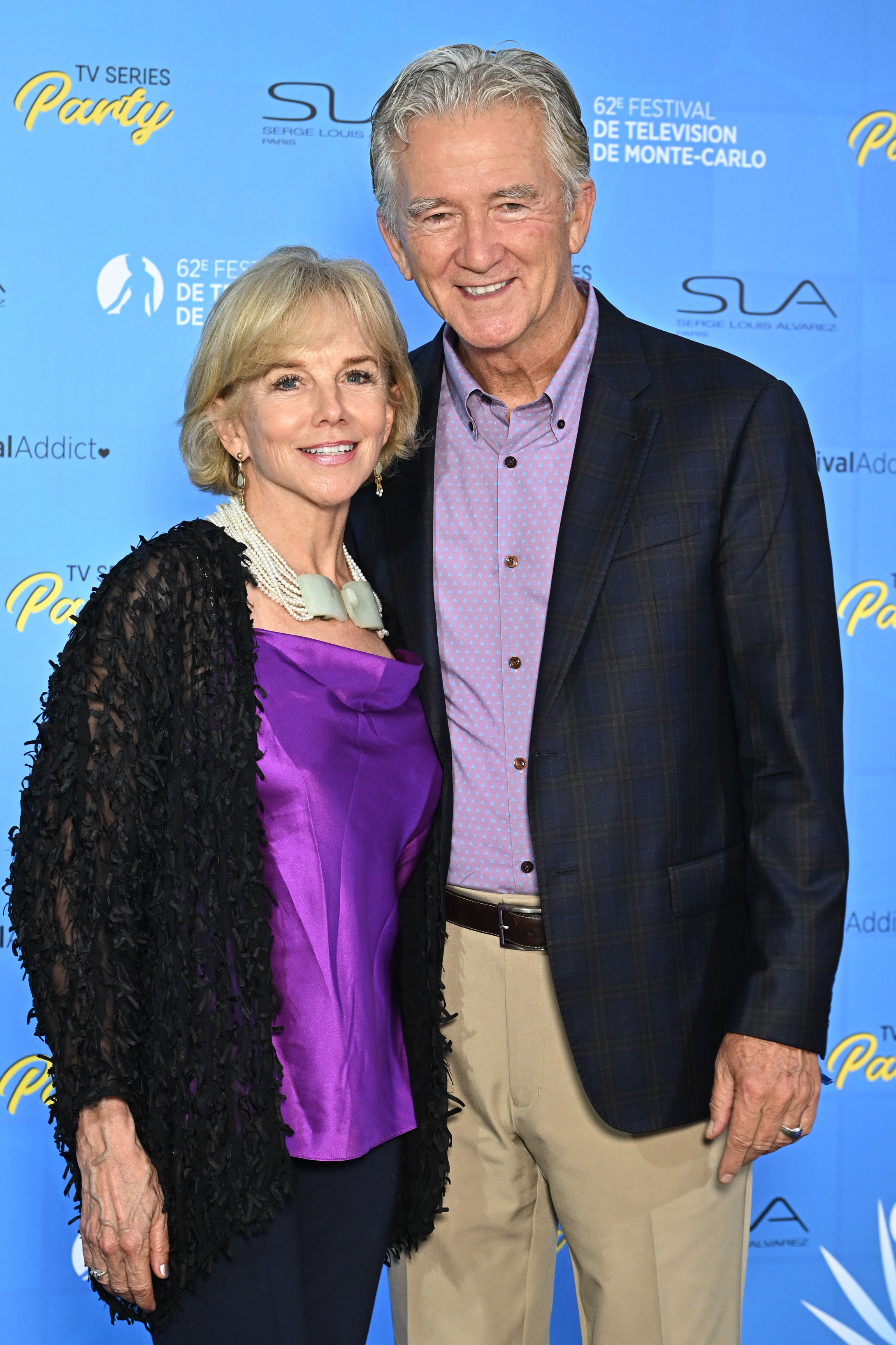 Linda Purl and Patrick Duffy attend the 62nd Monte Carlo TV Festival on June 17, 2023, in Monte-Carlo, Monaco | Source: Getty Images