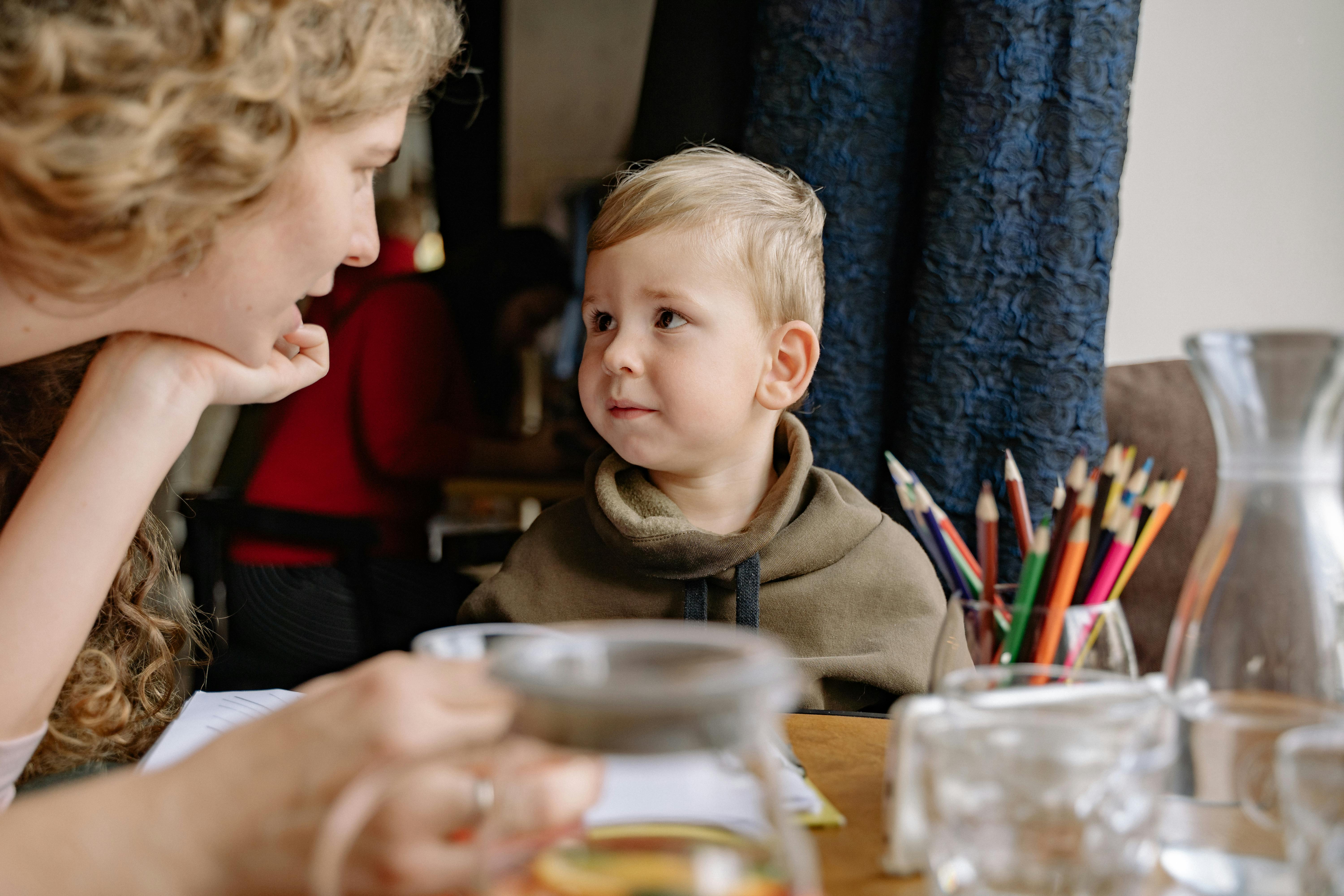 Mother engaging her son | Source: Pexels