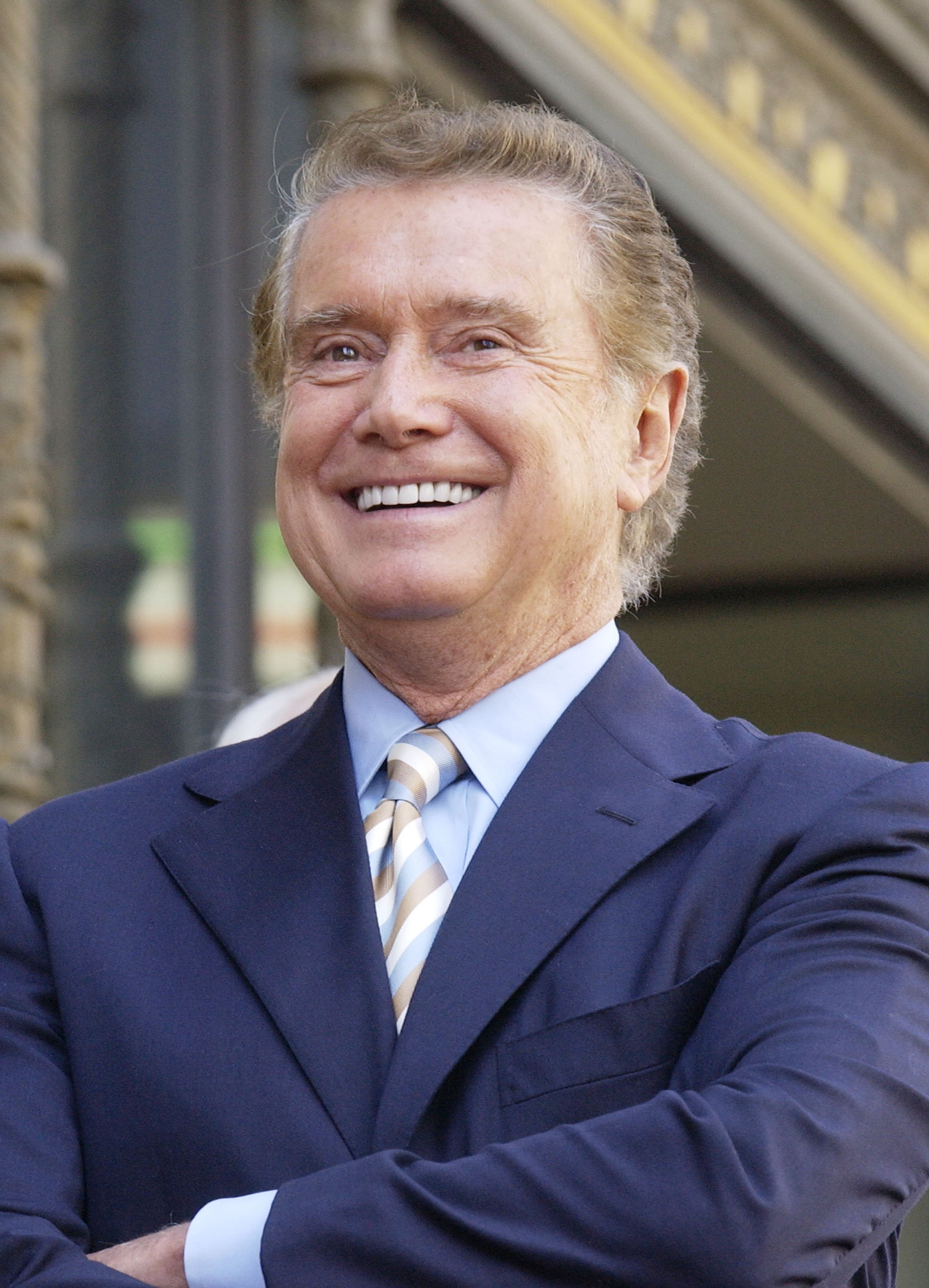 Photo of Regis Philbin after he received a Star on the Hollywood Walk of Fame on April 10, 2003 | Source: Getty Images