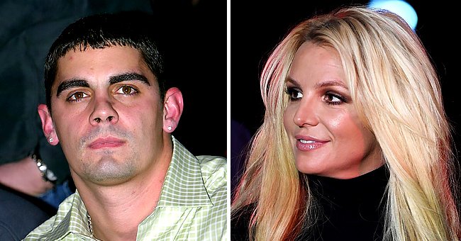 Jason Alexander at a UFC Fighting Championship on January 31, 2004, and Britney Spears at her Las Vegas residency announcement on October 18, 2018 | Photos: Chris Farina/Corbis and Ethan Miller/Getty Images
