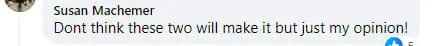 User comment, dated September 2023 | Source: Facebook/DailyMail