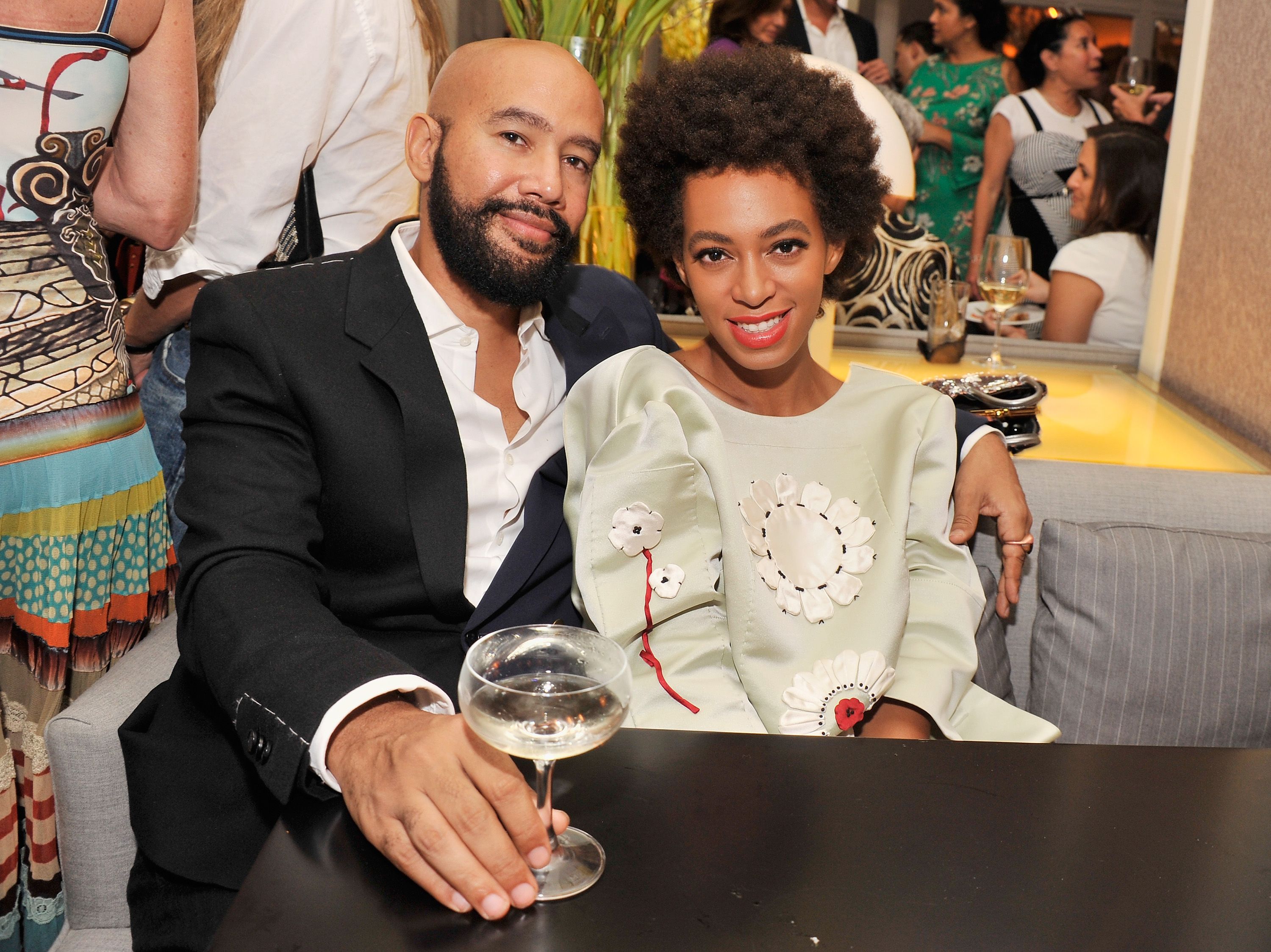 Alan Ferguson and Solange Knowles during the after party for the New York Premiere of "Blue Jasmine" at Harlow on July 22, 2013 in New York City. | Source: Getty Images