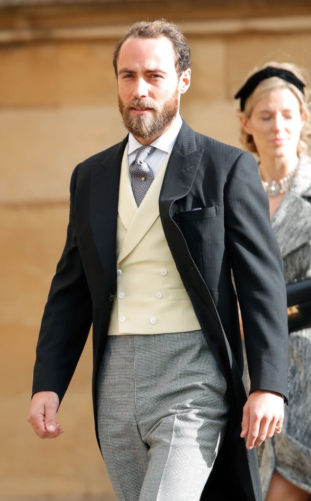 James Middleton assiste au mariage de la princesse Eugénie de York et de Jack Brooksbank à la chapelle St George | Photo: Getty Images