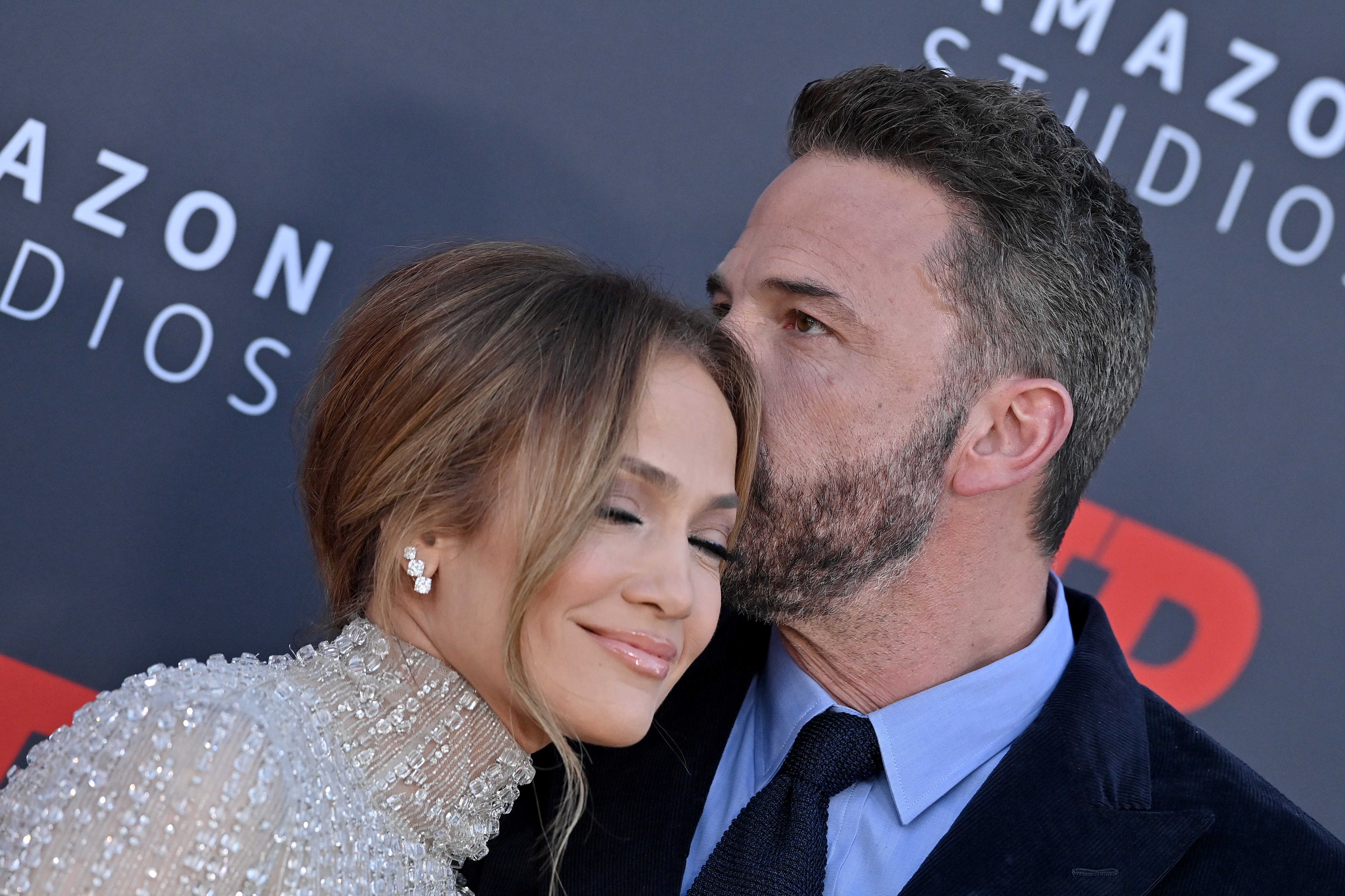 Jennifer Lopez and Ben Affleck attend the Amazon Studios' World Premiere of "AIR" at Regency Village Theatre on March 27, 2023 in Los Angeles, California | Source: Getty Images