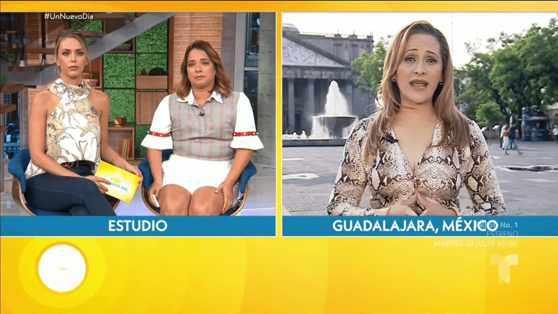 Adamary no pudo contener las lágrimas │Imagen tomada de: YouTube / Un Nuevo Día Adamary no pudo contener las lágrimas │Imagen tomada de: YouTube / Un Nuevo Día