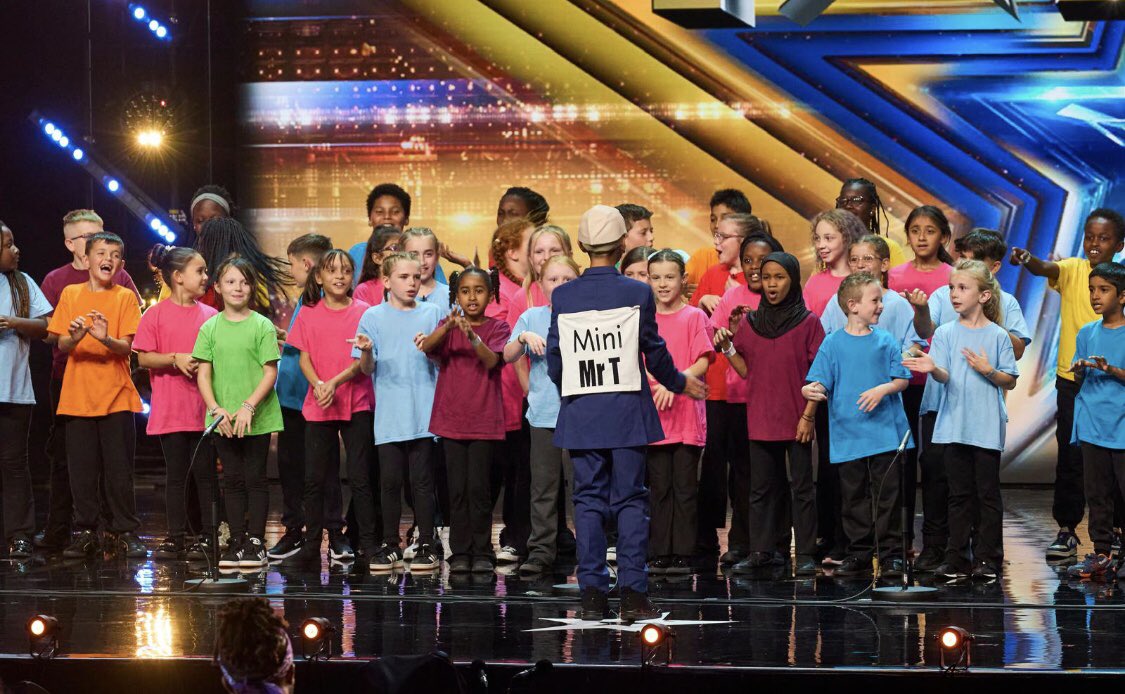Braunstone Community Primary School during their "Britain's Got Talent" audition on 4 April 2026. | Source: X/braunstone_cps