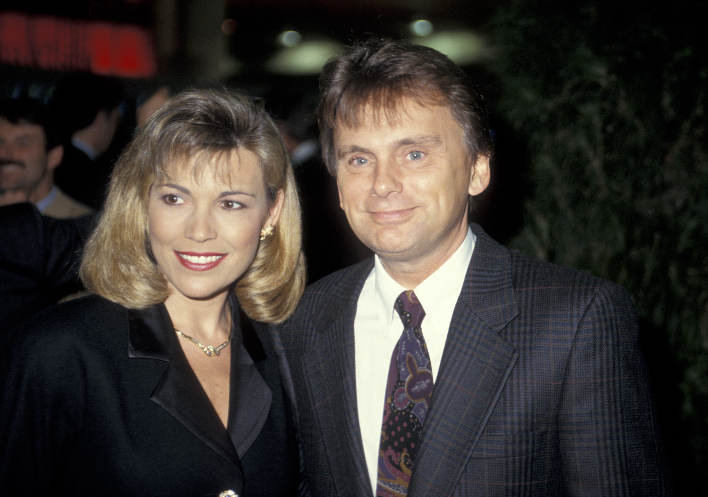 Vanna White and Pat Sajak at the "National Association of Program Television Executives Convention" in San Francisco, California on January 27, 1993 | Source: Getty Images