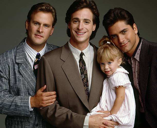 Publicity photo of the cast of TV show " Full House" on August 8, 1989 | Source: Getty Images