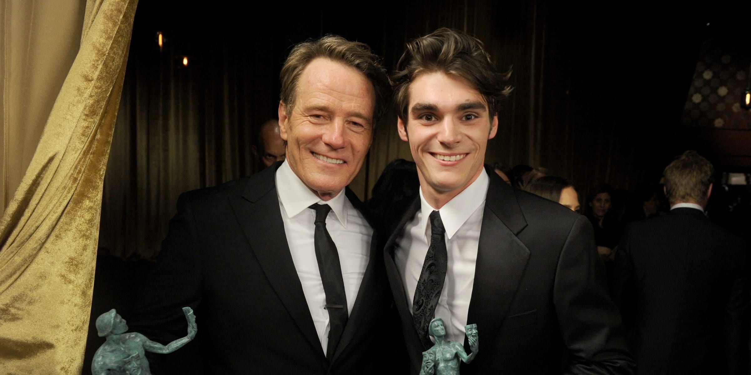 Bryan Cranston and RJ Mitte | Source: Getty Images