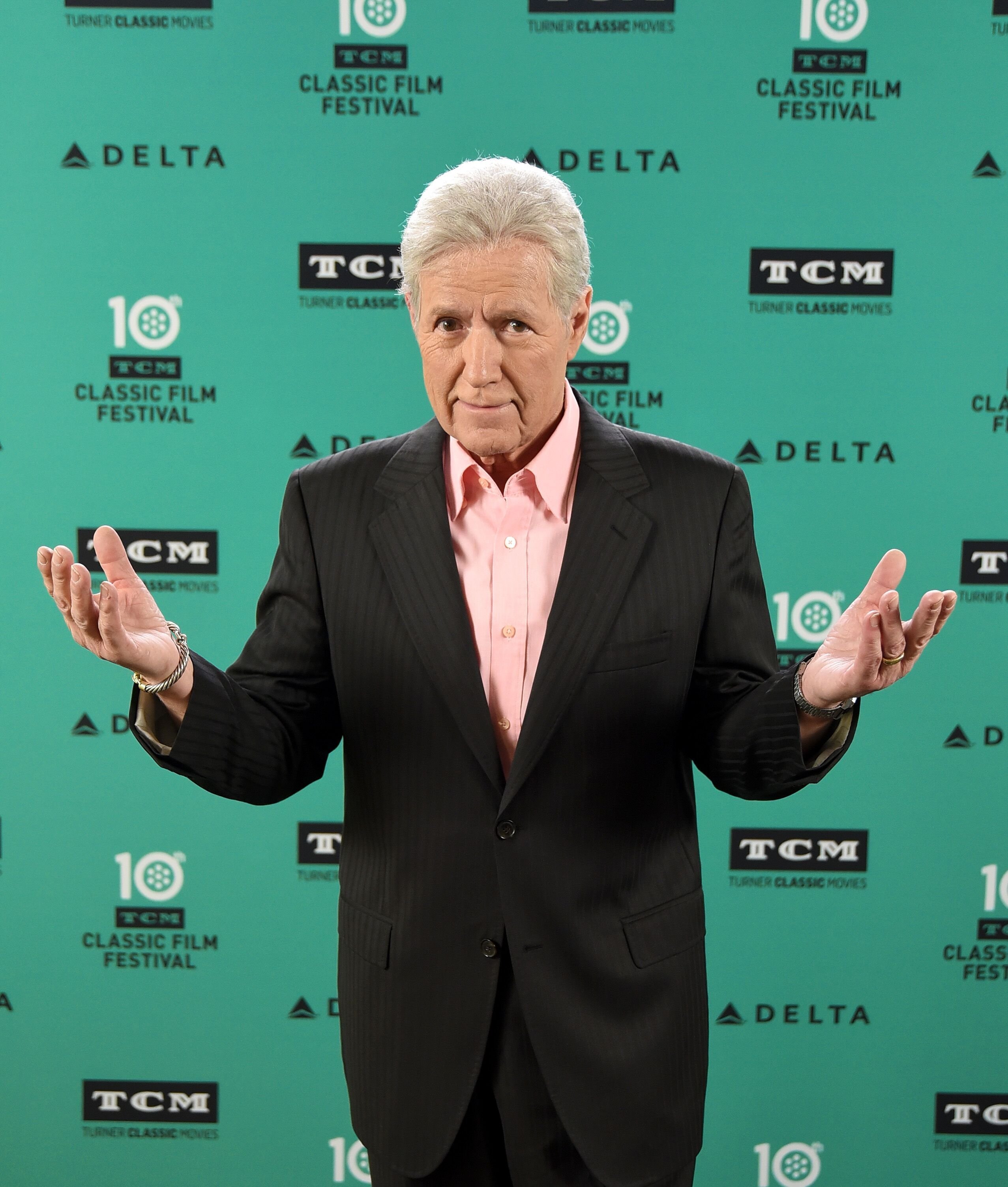 Alex Trebek at TCM's 10th annual classic film festival in Hollywood, California in 2019 | Photo: Getty Images