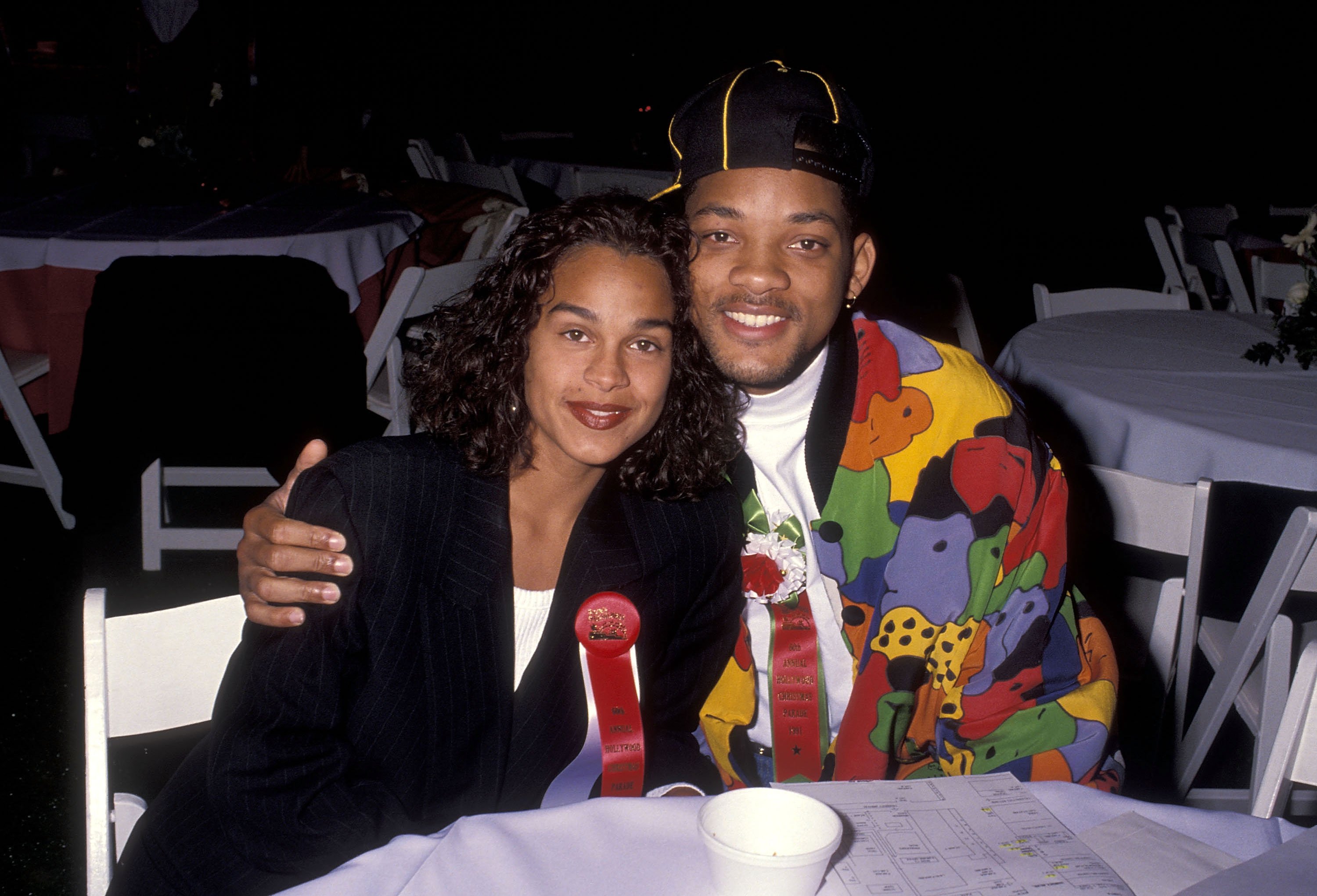 Will Smith and Sheree Zampino at the 60th Annual Hollywood Christmas Parade on December 1, 1991 at KTLA Studios in Hollywood, California.| Source: Getty Images