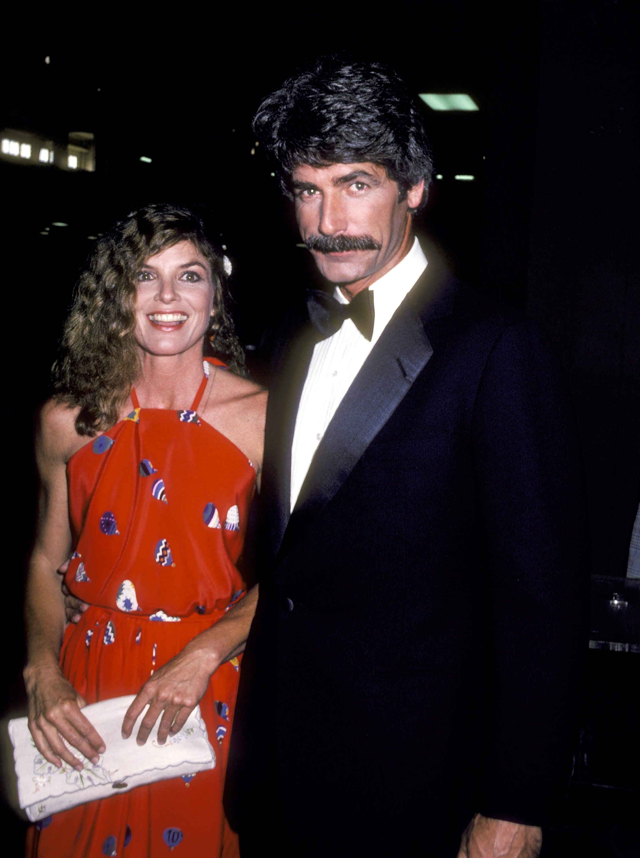 Actors Katharine Ross and Sam Elliott at Shrine Auditorium in Los Angeles, California, on April 30, 1981 | Source: Getty Images