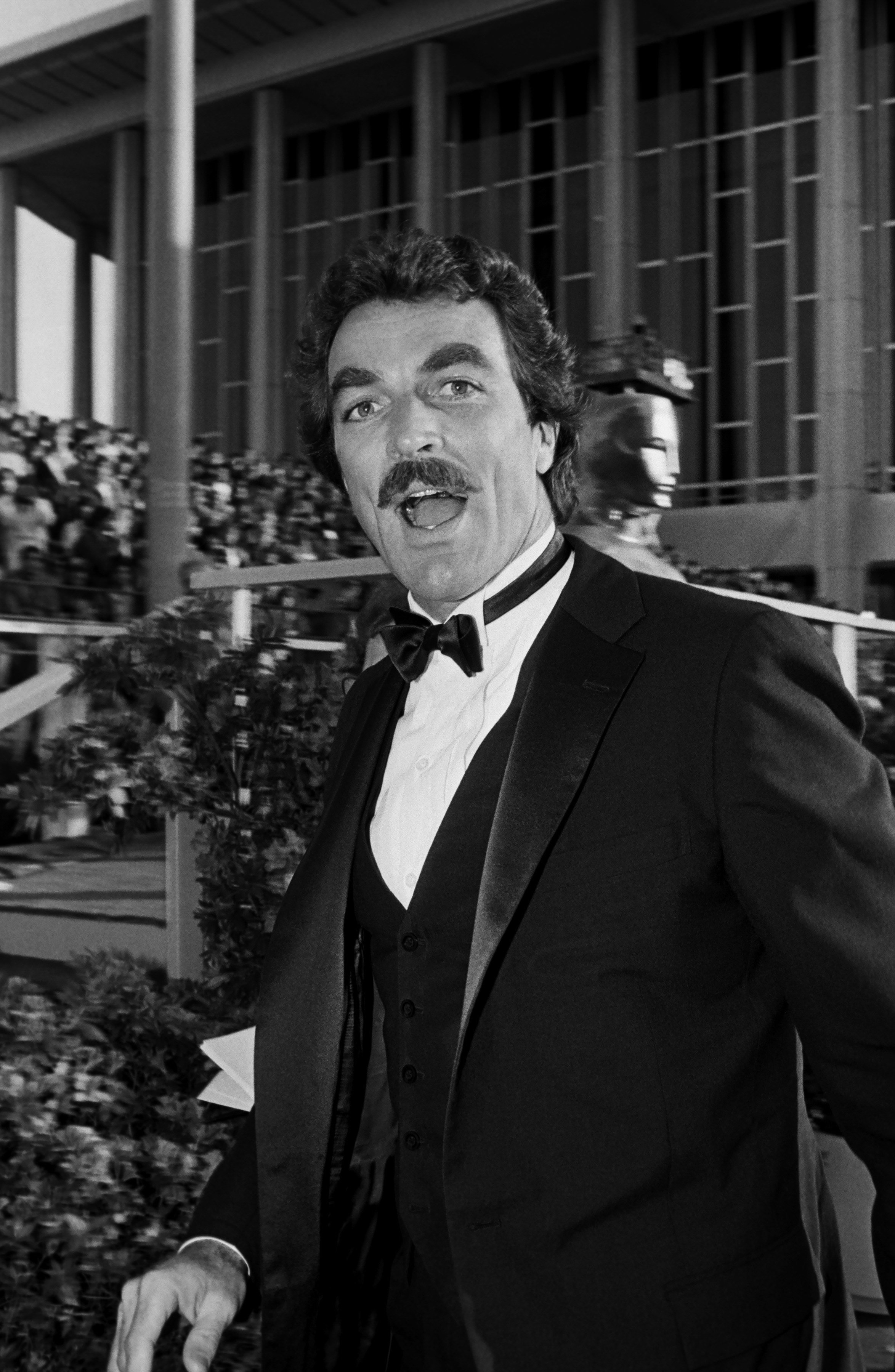 Tom Selleck at the  Academy Awards presentation in 1983 | Photo: GettyImages