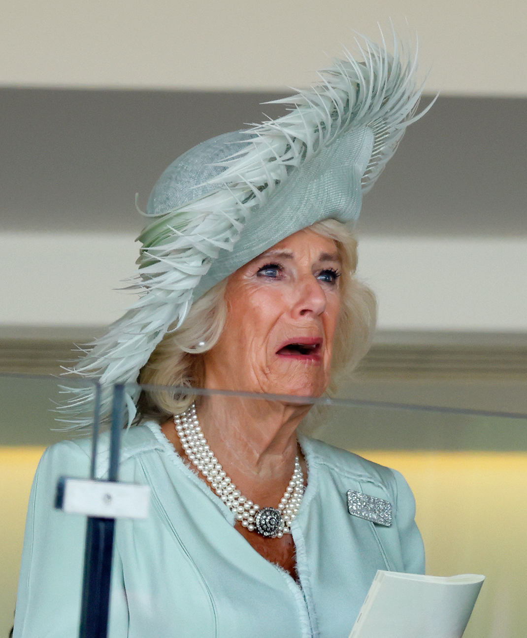Queen Camilla during Day 3 of the Royal Ascot in Ascot, England on June 22, 2023 | Source: Getty Images