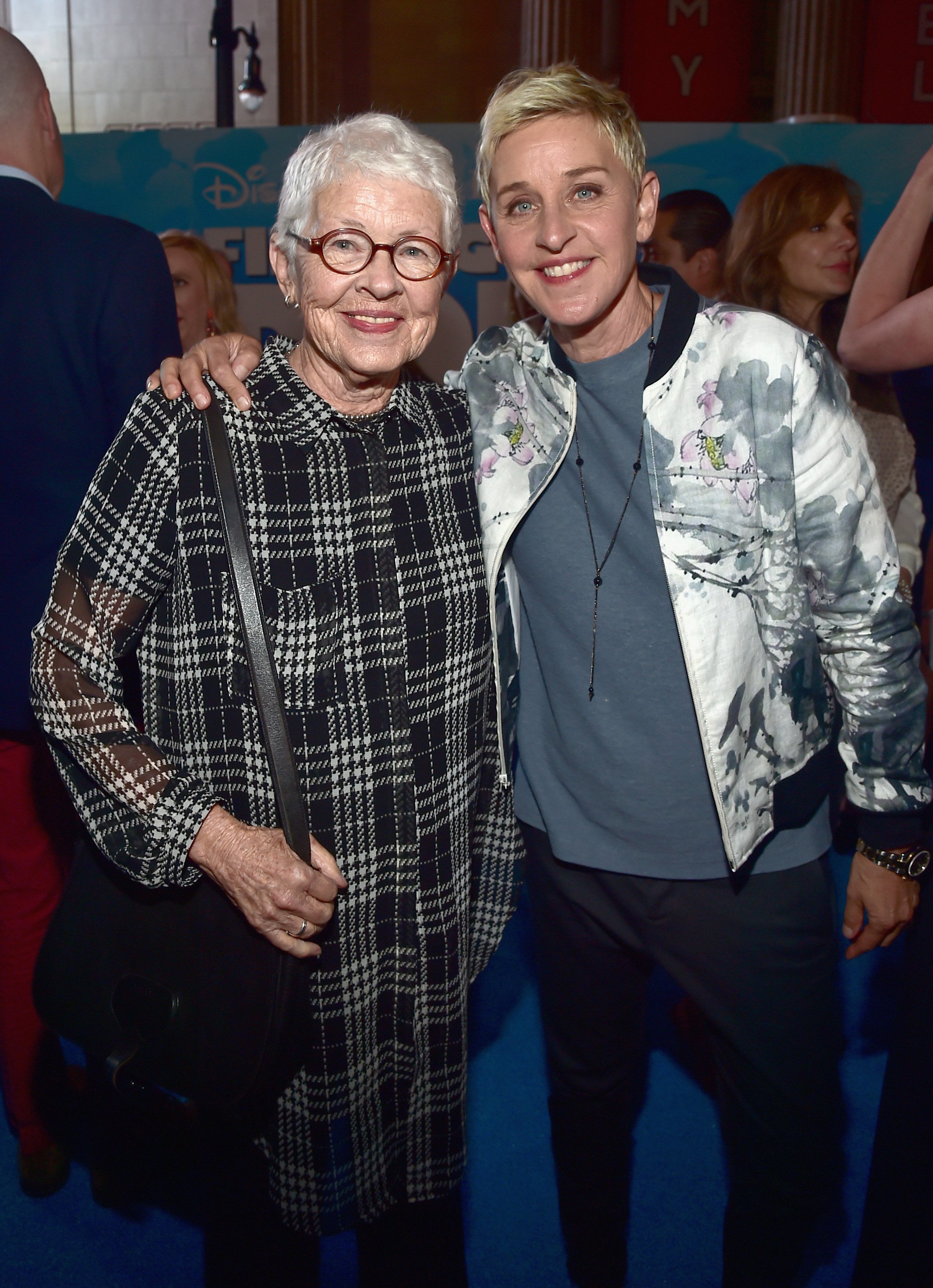 Betty DeGeneres and Ellen DeGeneres attend The World Premiere of Disney-Pixar's "FINDING DORY" on Wednesday, June 8, 2016  | Photo: Getty Images