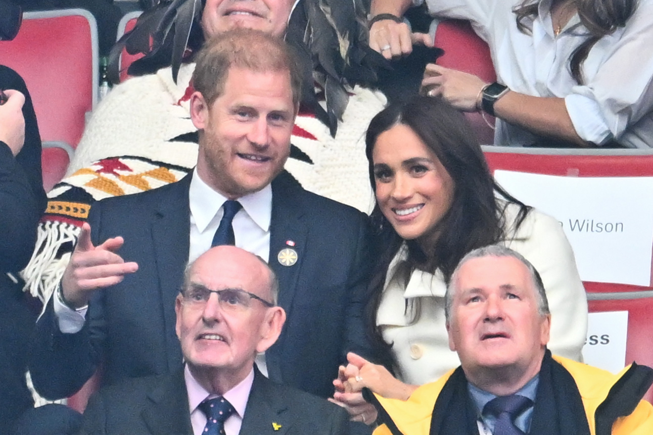 Prince Harry and Meghan, Duchess of Sussex, during the opening ceremony of the 2025 Invictus Games at BC Place on February 8, 2025, in Vancouver, British Columbia, Canada | Source: Getty Images