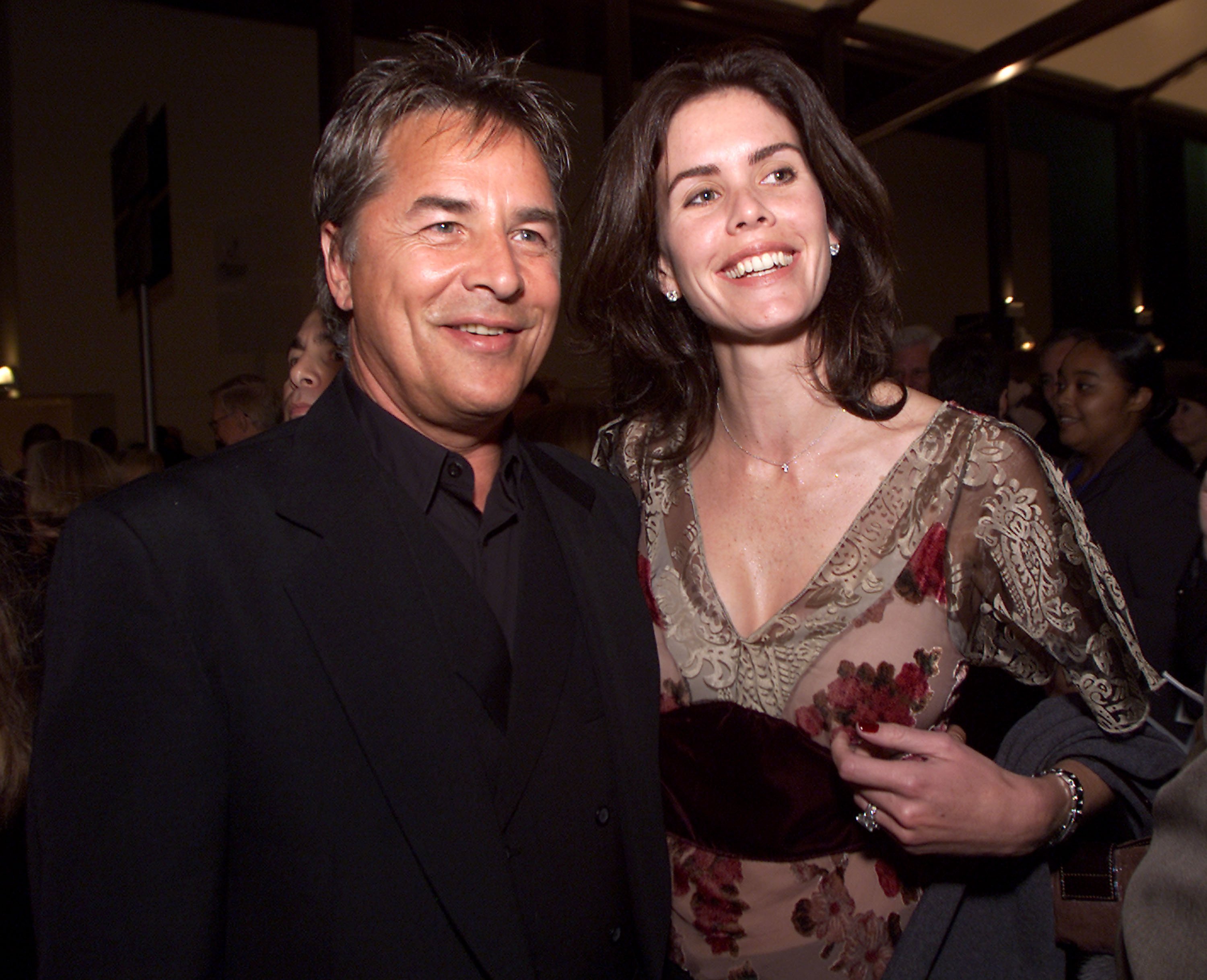 Don Johnson and Kelley Phleger at the Fulfillment Fund's "Stars 2001" Benefit Gala honoring Jeffrey Katzenberg in Los Angeles, California on November 8, 2001 | Source: Getty Images