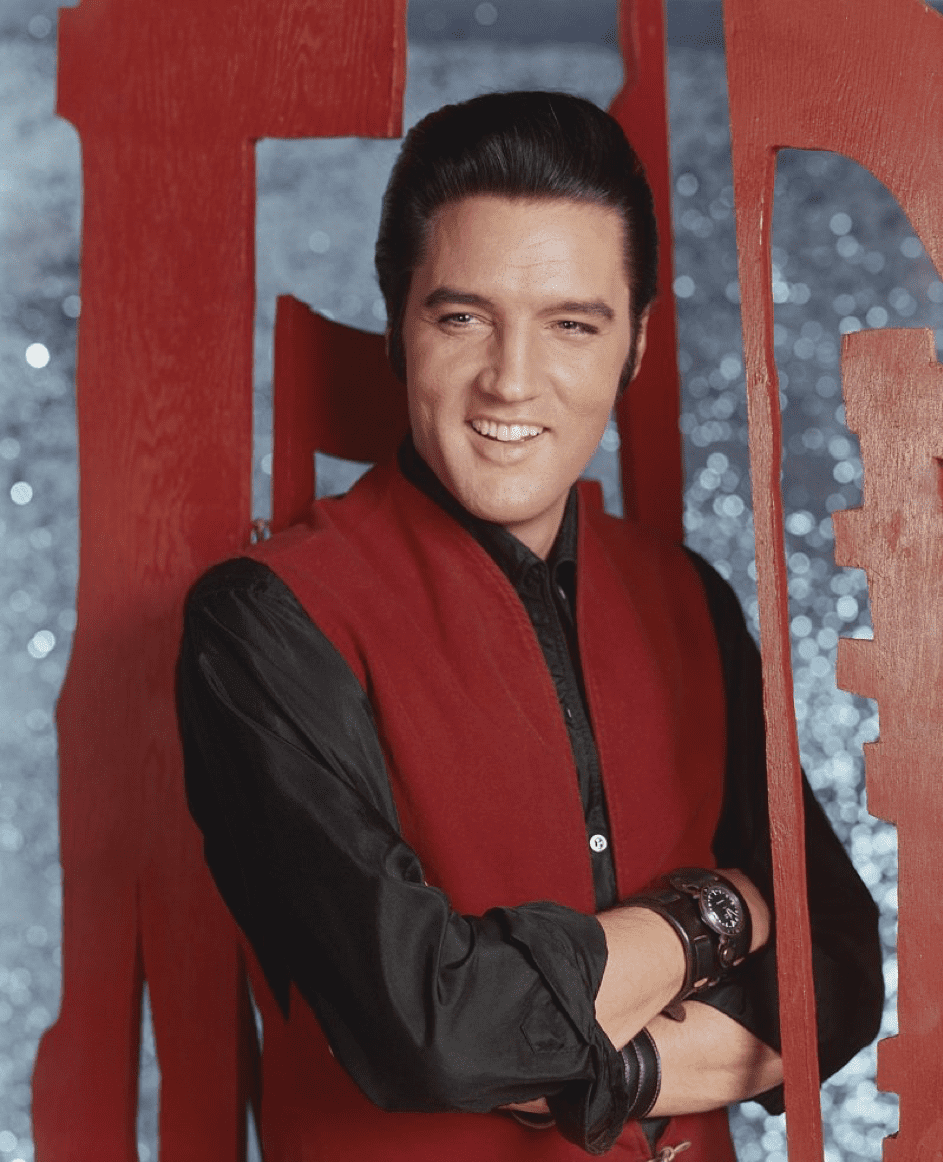 Elvis Presley am 27. Juni  1968 in Kalifornien. | Quelle: Getty Images