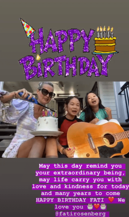 Story de Laeticia Hallyday souhaitant un bon anniversaire à son amie. | Photo : Story Instagram / lhallyday