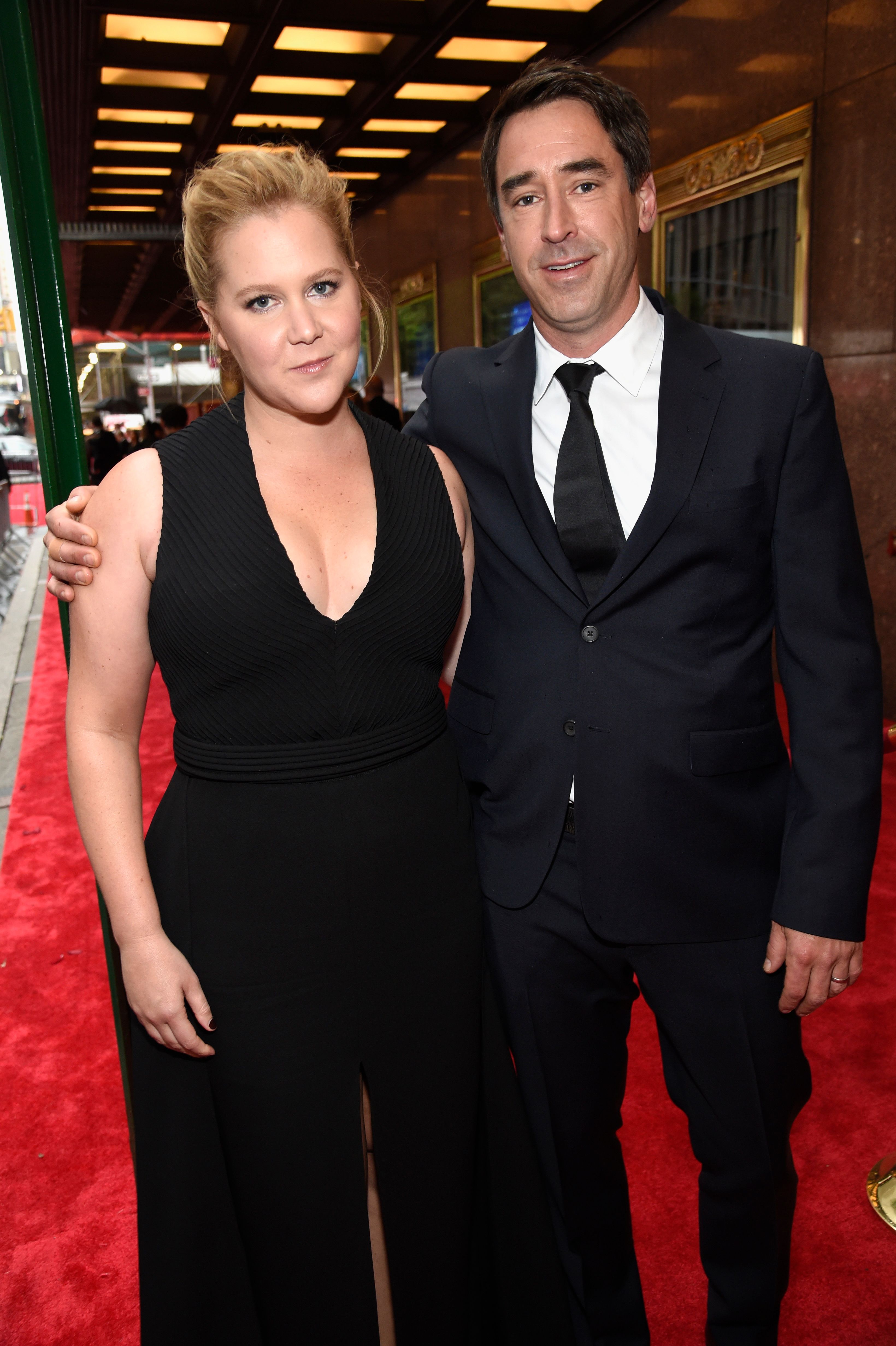 Amy Schumer and Chris Fischer at the 72nd Annual Tony Awards in 2018, in New York City | Source: Getty Images