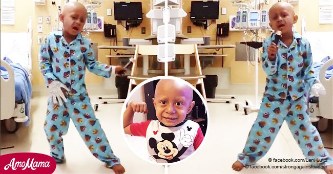 Boy's victory dance after beating cancer becomes an international sensation