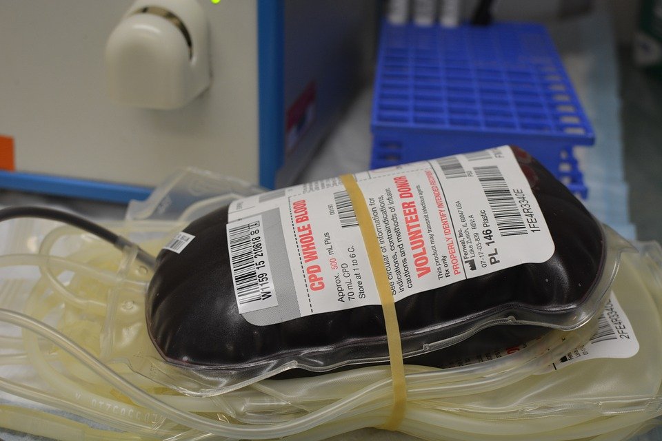 Transfusión de sangre| Foto: Pixabay
