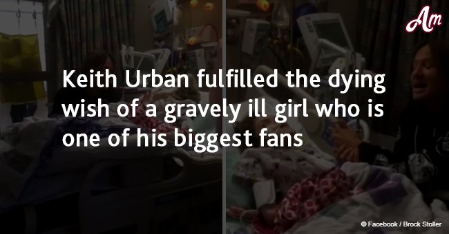 Keith Urban fulfilled the dying wish of a gravely ill girl who is one of his biggest fans