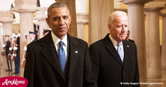 Barack Obama and Joe Biden visit cafe that supports service-disabled veterans