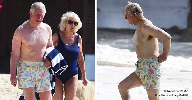 70-Year-Old Prince Charles Flashes His Toned Belly in Swim Trunks for the First Time in Years