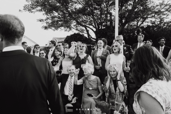 Some of the guests at Mariah Kennedy Cuomo and Tellef Lundevall's wedding, posted on July 24, 2024 | Source: Instagram/annerhettphotography