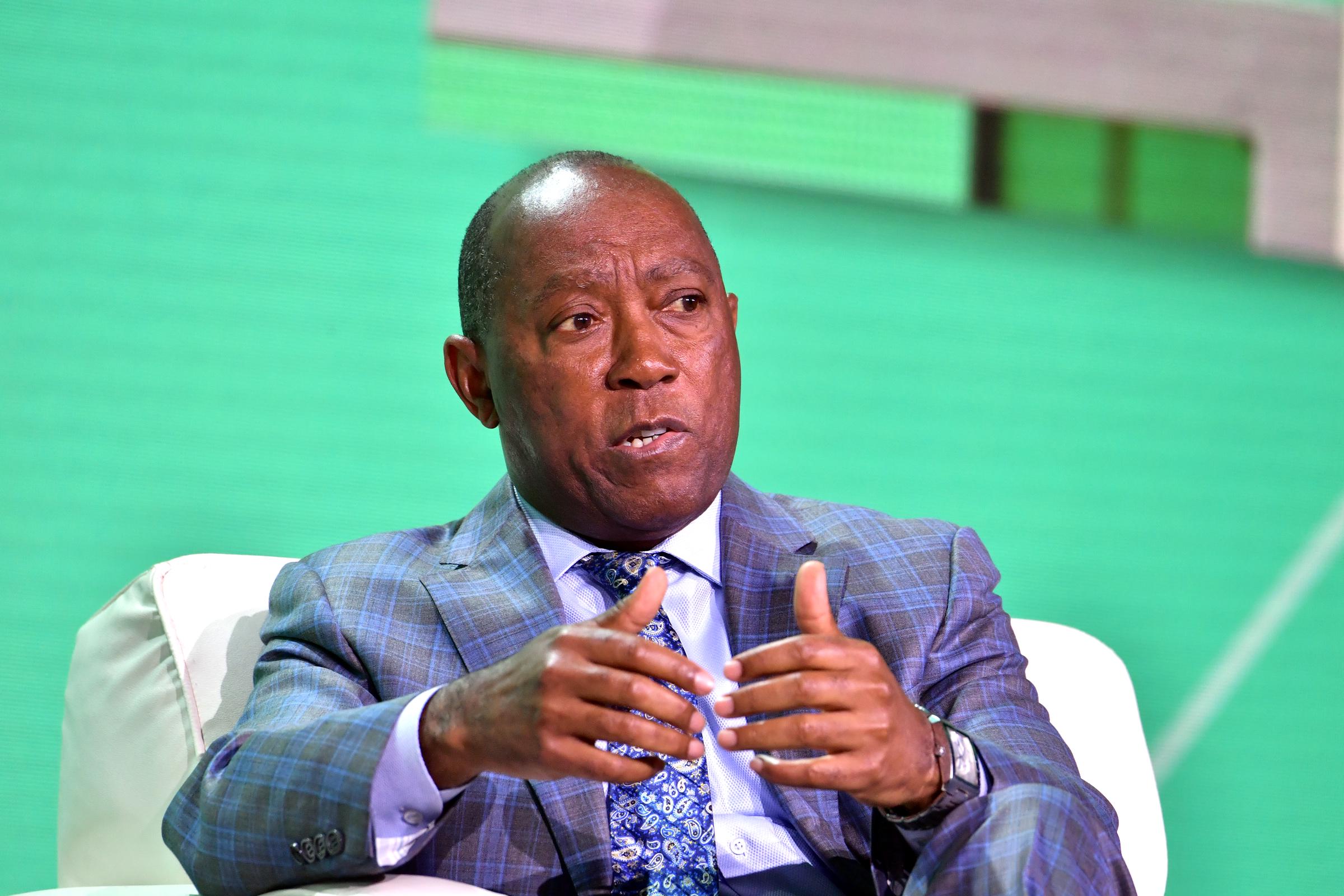 Sylvester Turner speaks at the U.S. Conference Of Mayors on June 8, 2018, in Boston, Massachusetts. | Source: Getty Images