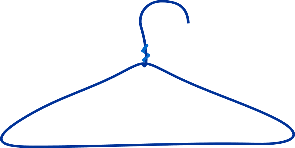 A photo of a wirecoat hanger. | Photo: Pixabay