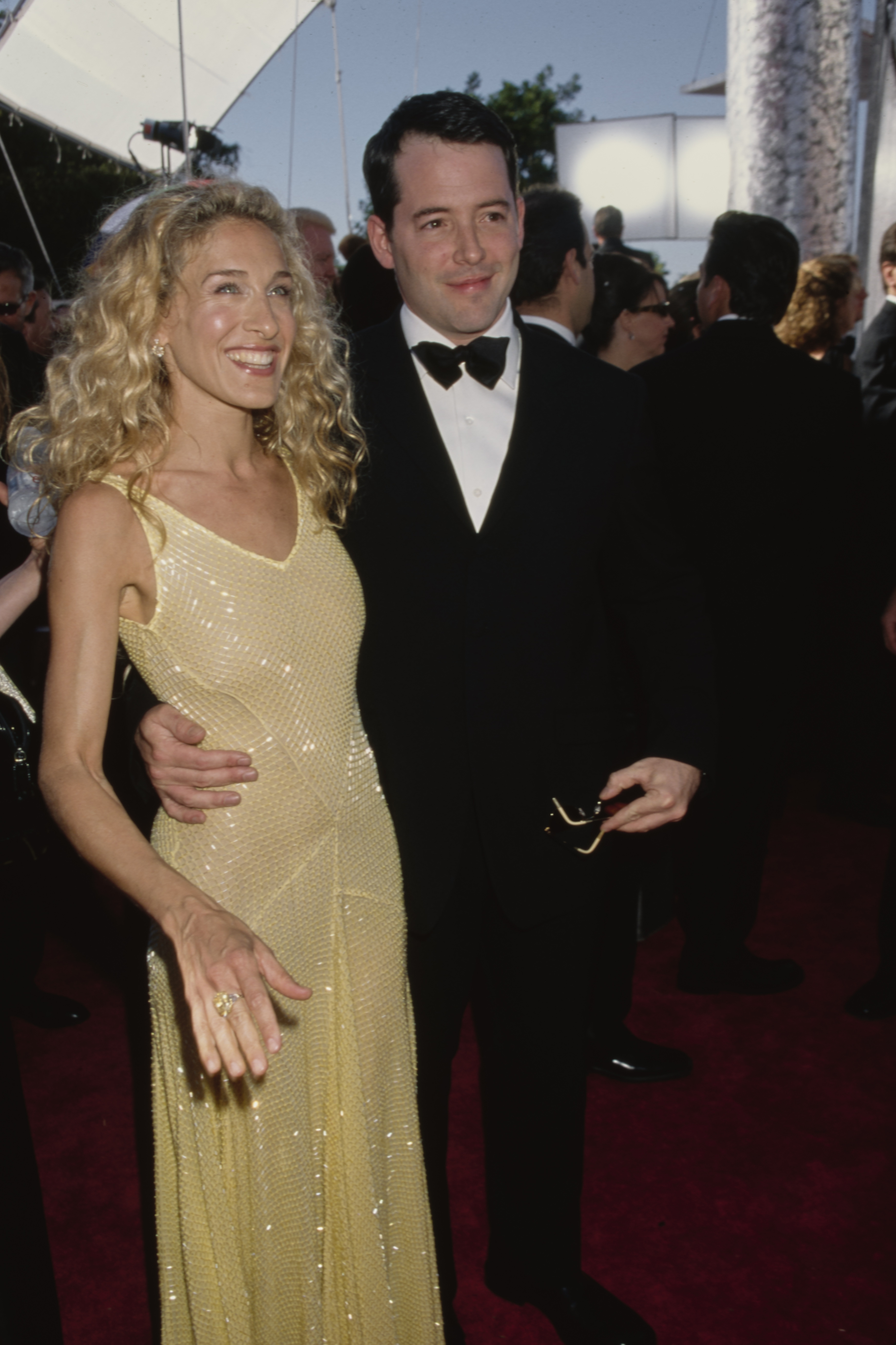 Sarah Jessica Parker and her husband Matthew Broderick in Los Angeles, California, September 12, 1999. | Source: Getty Images