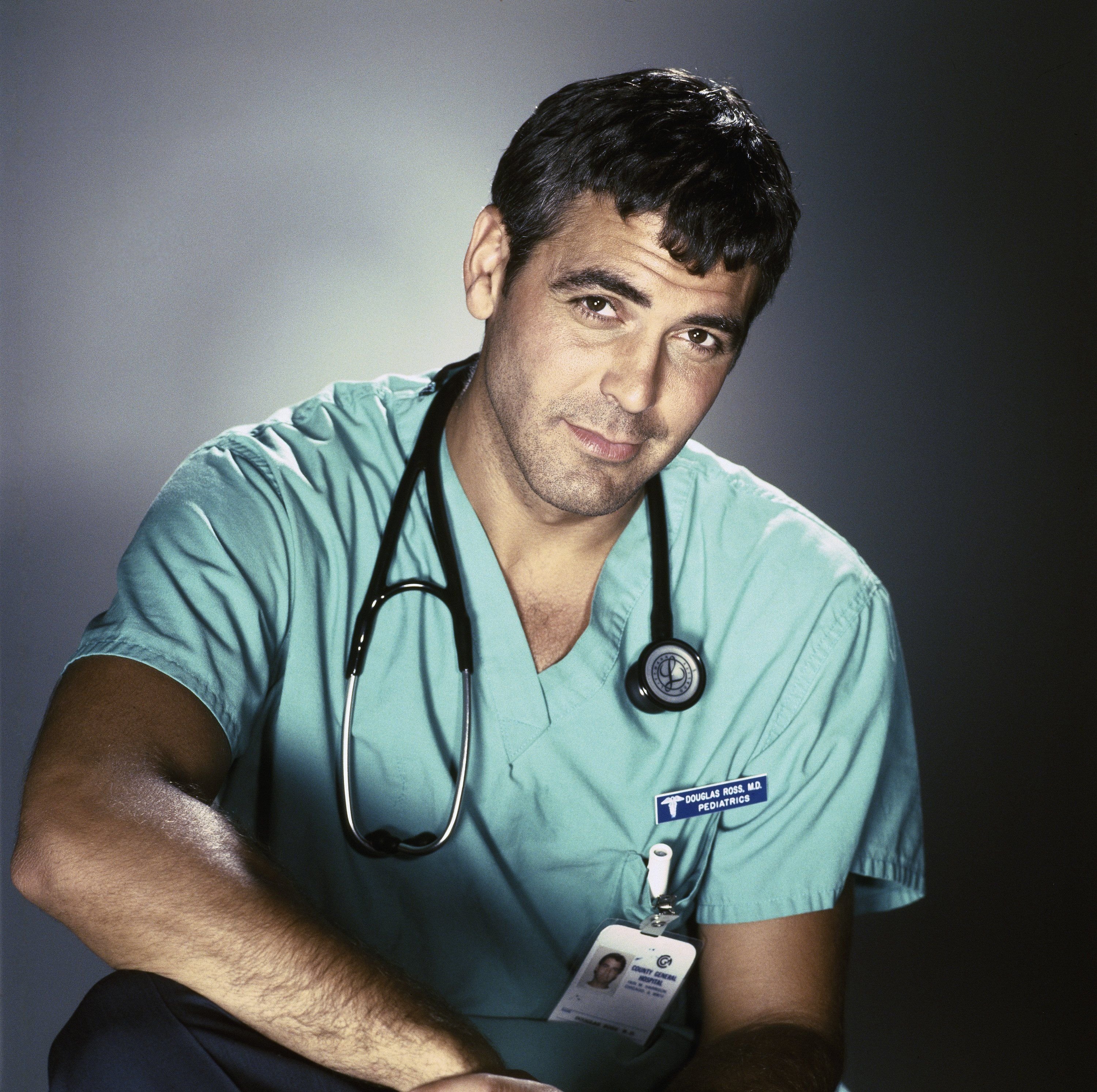 Portrait of George Clooney as Dr. Doug Ross of "ER - Season 2" on August 04, 2008 | Photo: Getty Images