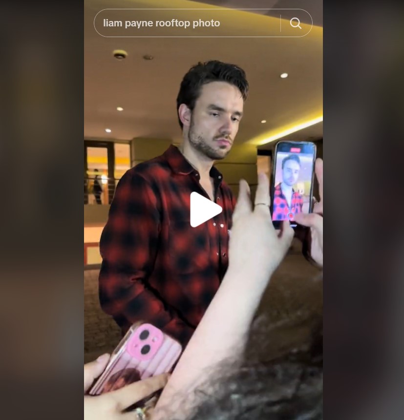 Liam Payne with fans in Argentina in a post uploaded on October 1, 2024 | Sorce: TikTok/juliii.morinigo