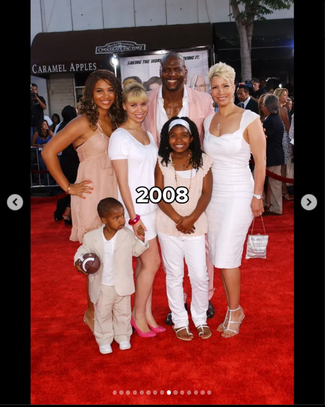 Terry Crews, Rebecca King-Crews and their children in a family photo taken in 2008, from a post dated July 29, 2025. | Source: Instagram/terrycrews