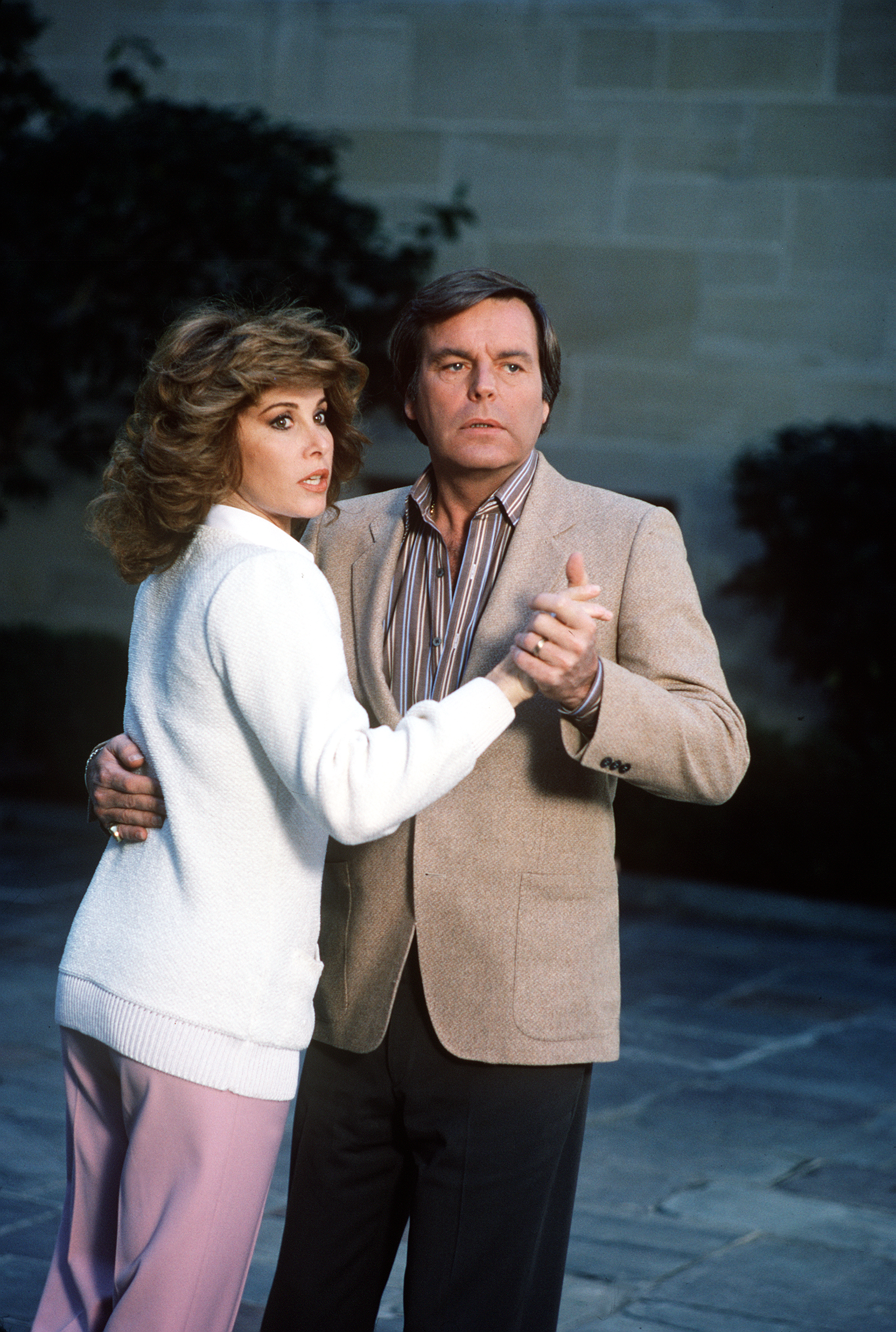Robert Wagner and Stefanie Powers in "Hart to Hart" on February 16, 1982 | Source: Getty Images