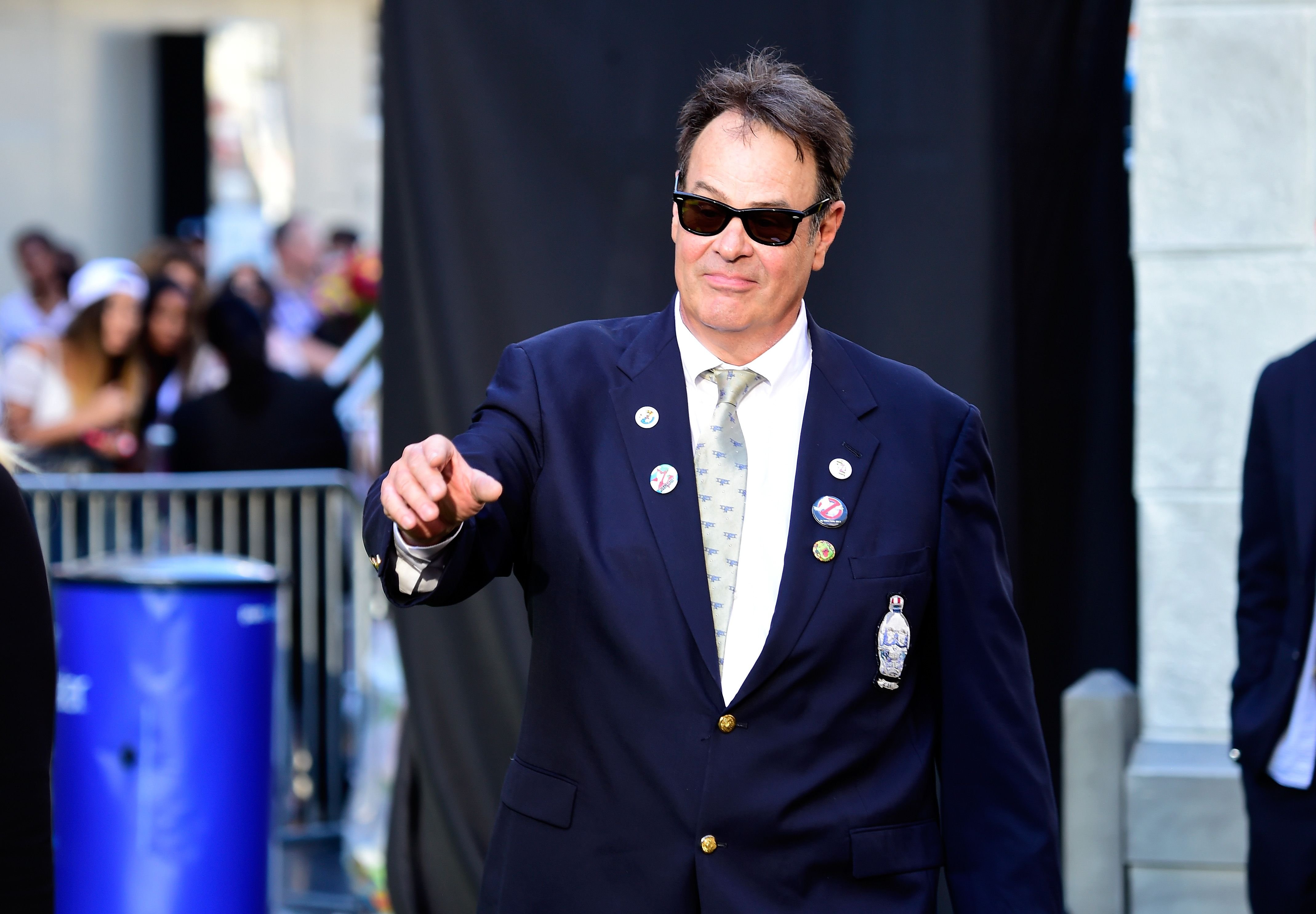 Dan Aykroyd at the premiere of Sony Pictures' "Ghostbusters" at TCL Chinese Theatre on July 9, 2016, in Hollywood, California | Photo: Frazer Harrison/Getty Images