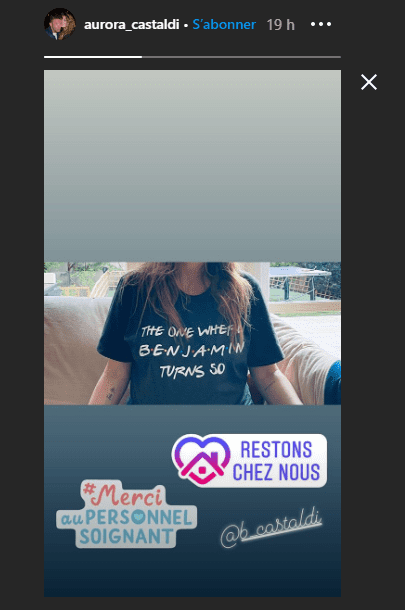 Capture d'écran de la story d'Aurore Castaldi sur Instagram. | Photo : Instagram.com/aurora_castaldi/ Capture d'écran de la story d'Aurore Castaldi sur Instagram. | Photo : Instagram.com/aurora_castaldi/