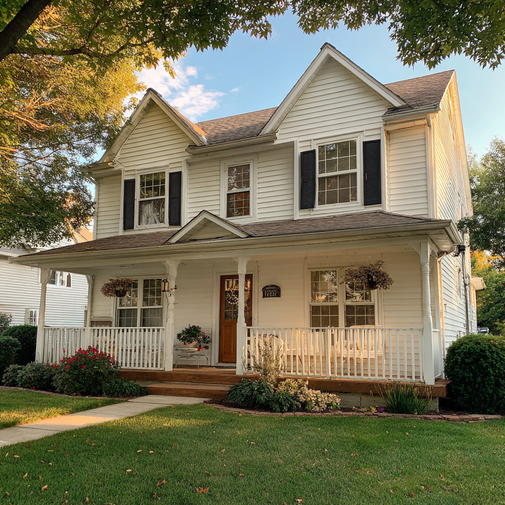 The exterior of a house | Source: Midjourney