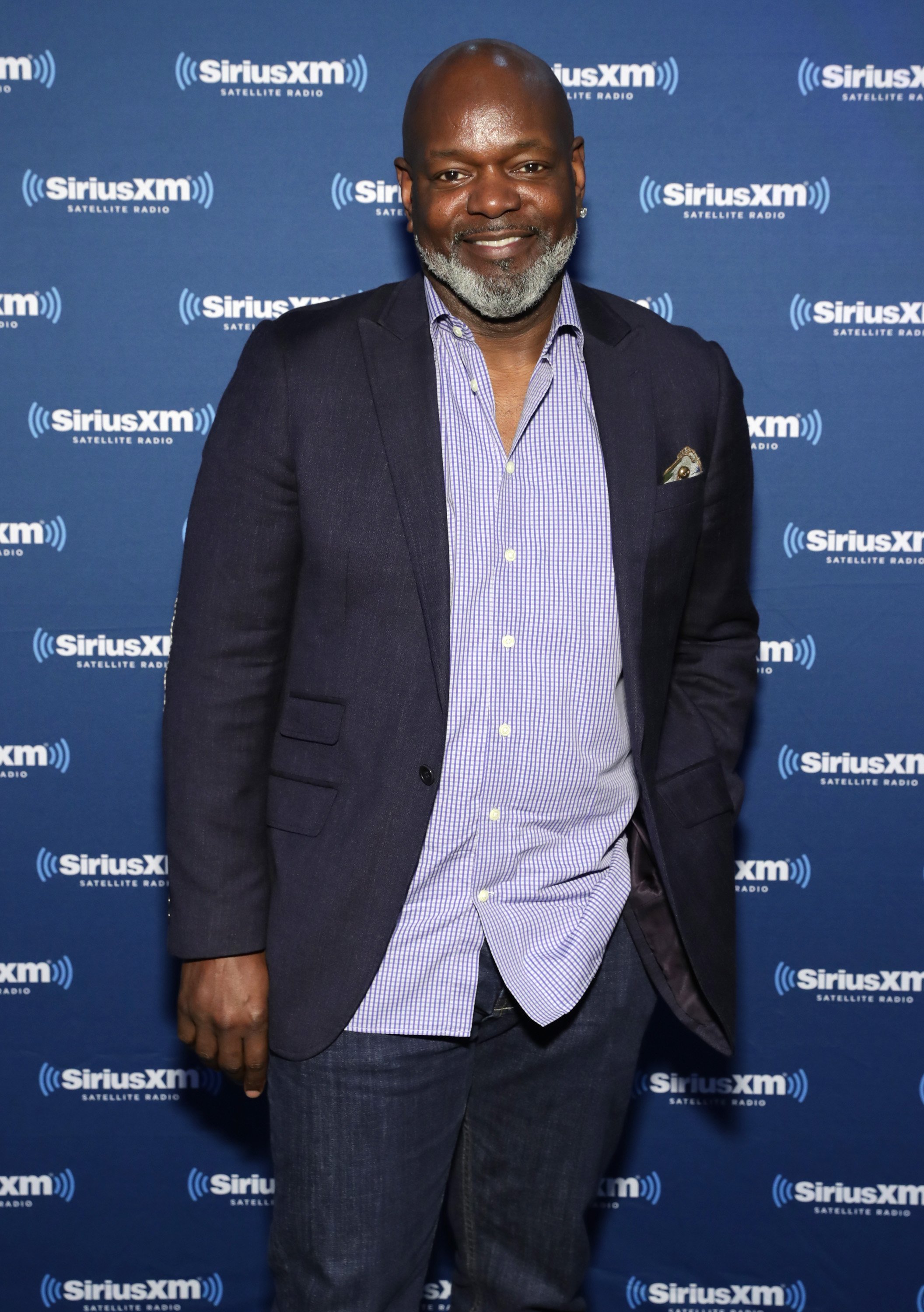 Emmitt Smith visits the SiriusXM set at Super Bowl 51 Radio Row at the George R. Brown Convention Center on February 2, 2017 in Houston, Texas | Photo: GettyImages