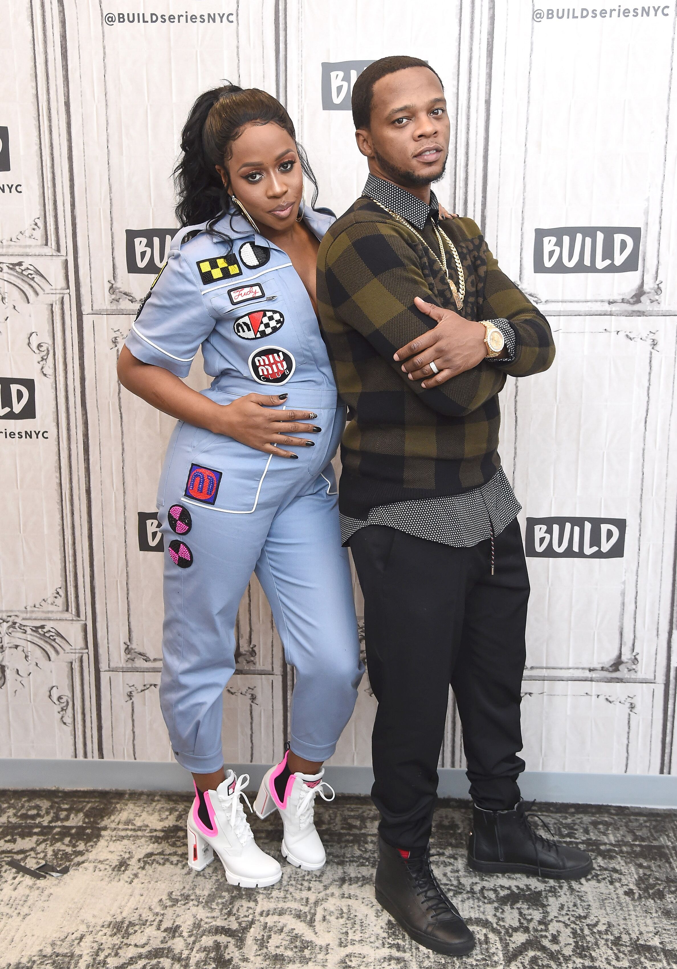 Remy Ma and Papoose attend a BUILD Event in New York City | Source: Getty Images/GlobalImagesUkraine