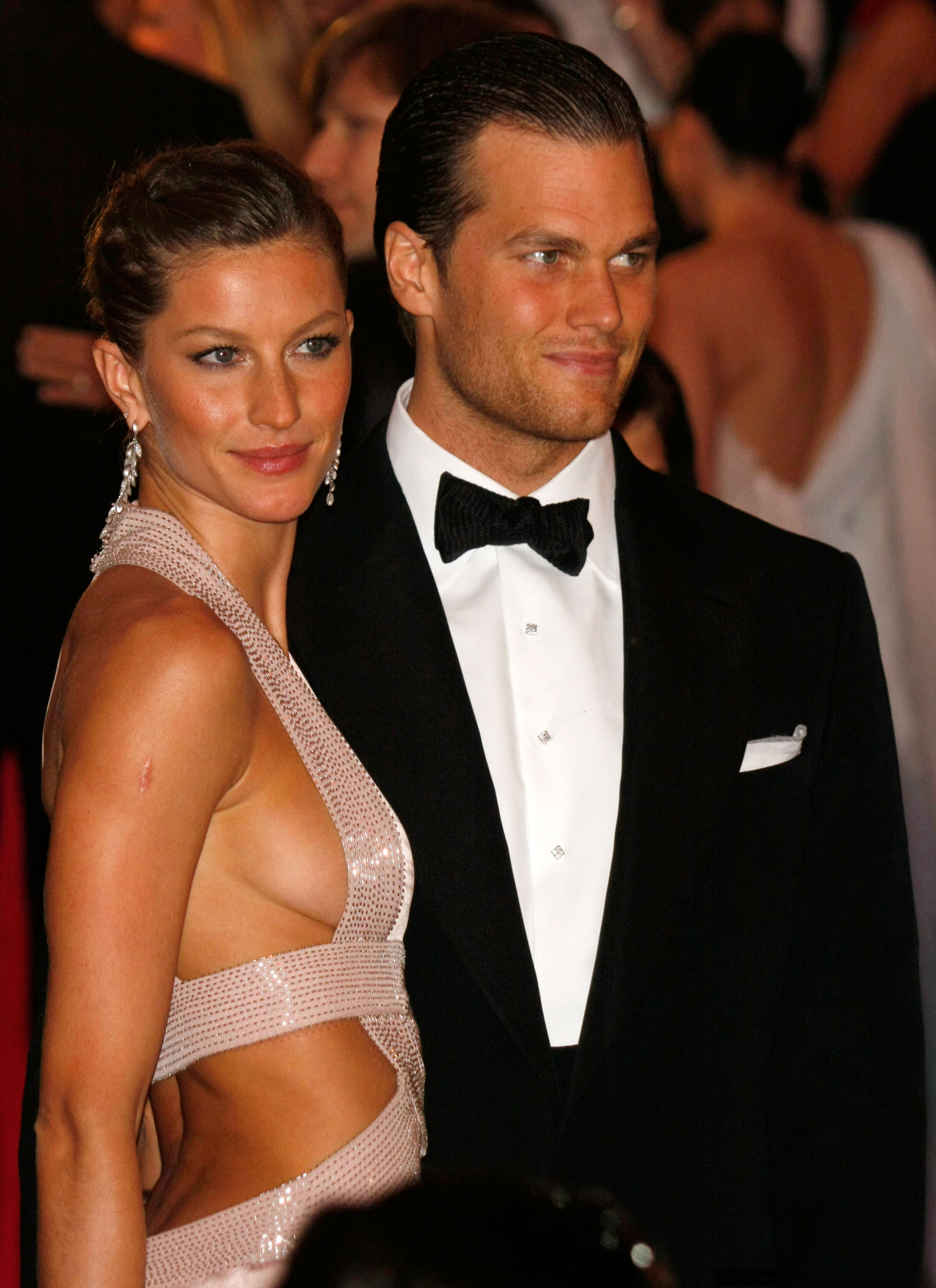 Gisele Bündchen and Tom Brady at the Metropolitan Museum of Art Costume Institute Gala in New York City on May 5, 2008 | Source: Getty Images