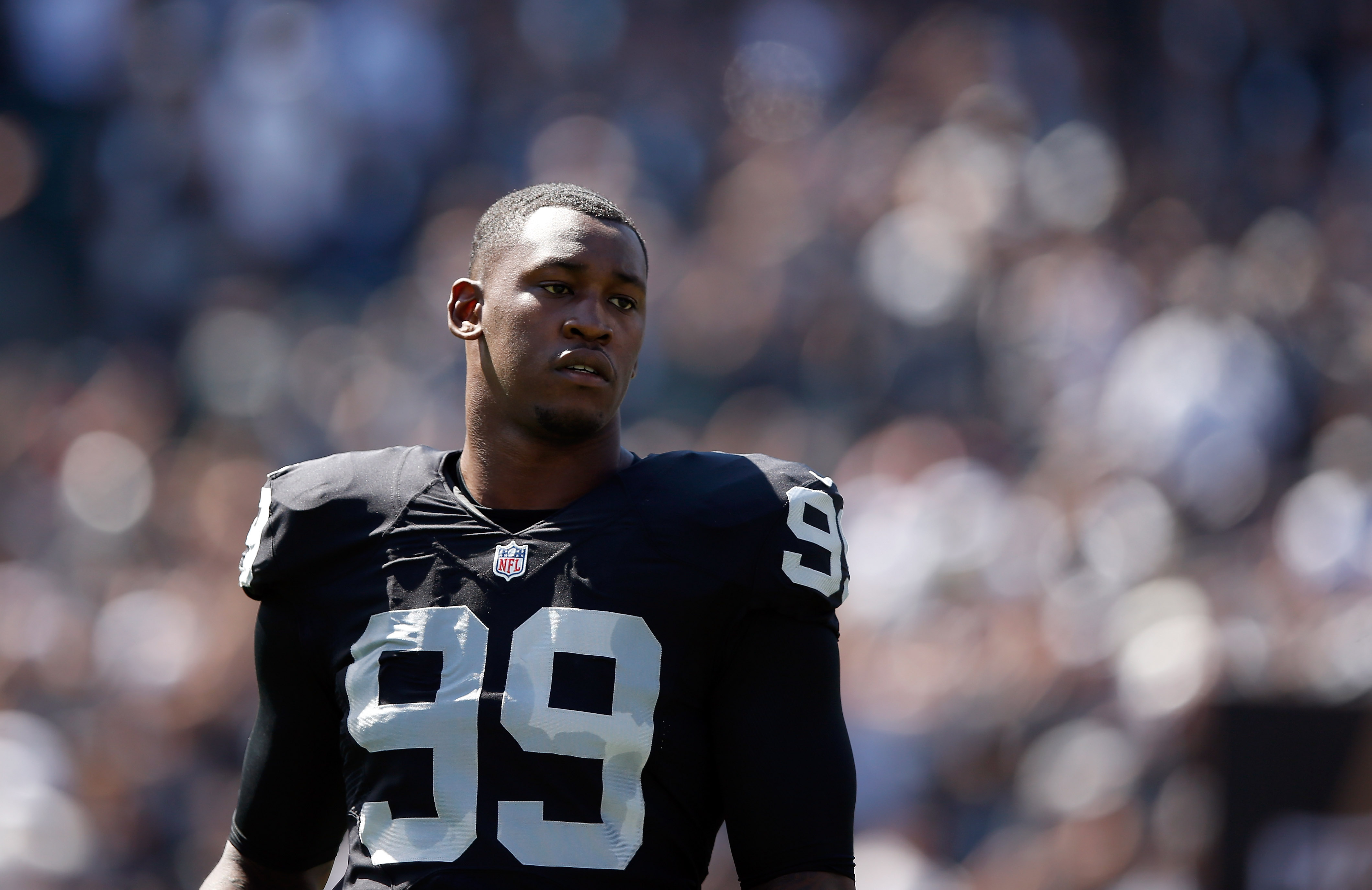 Aldon Smith's early NFL years made him one of the league's most feared young defensive talents, with his 2012 season still standing as a 49ers franchise record. His rise was fast, but the years that followed brought arrests, suspensions, and a long fight to rebuild his life. | Source: Getty Images