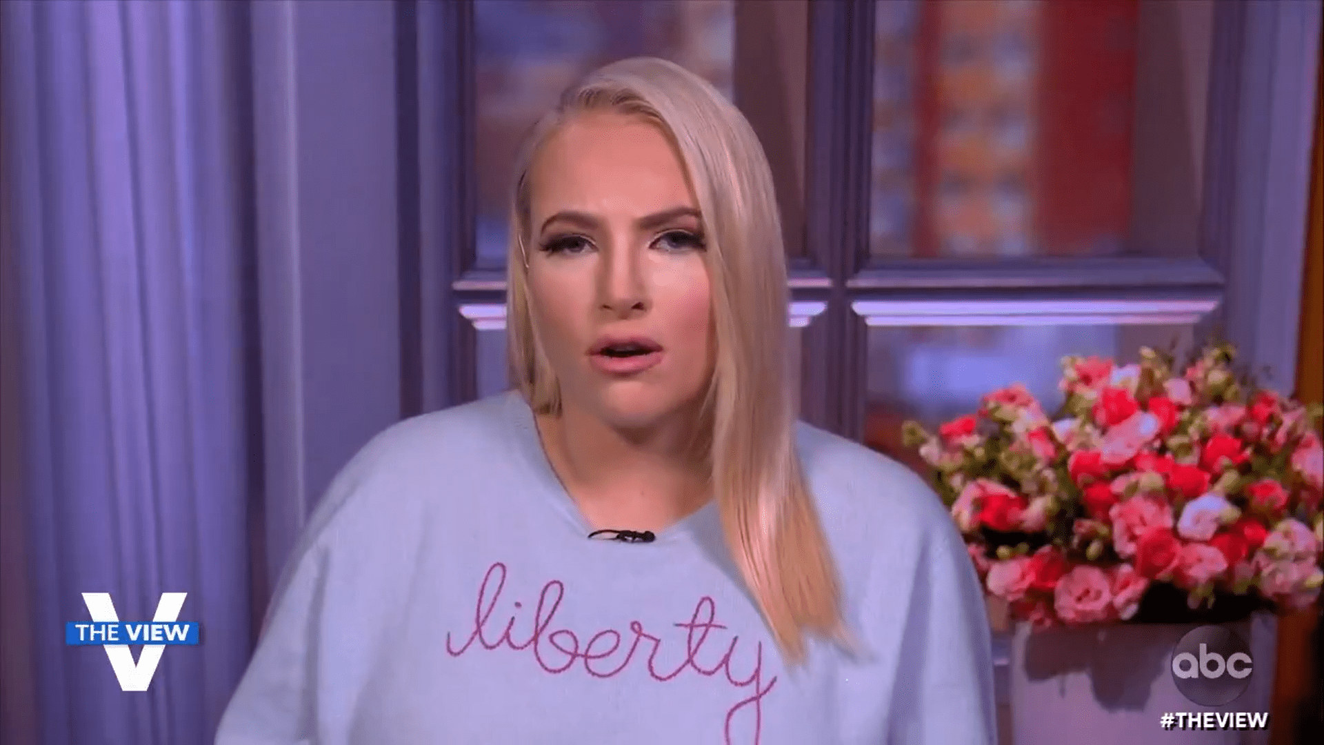 Meghan McCain on the "The View" | Source: Twitter/@TheView