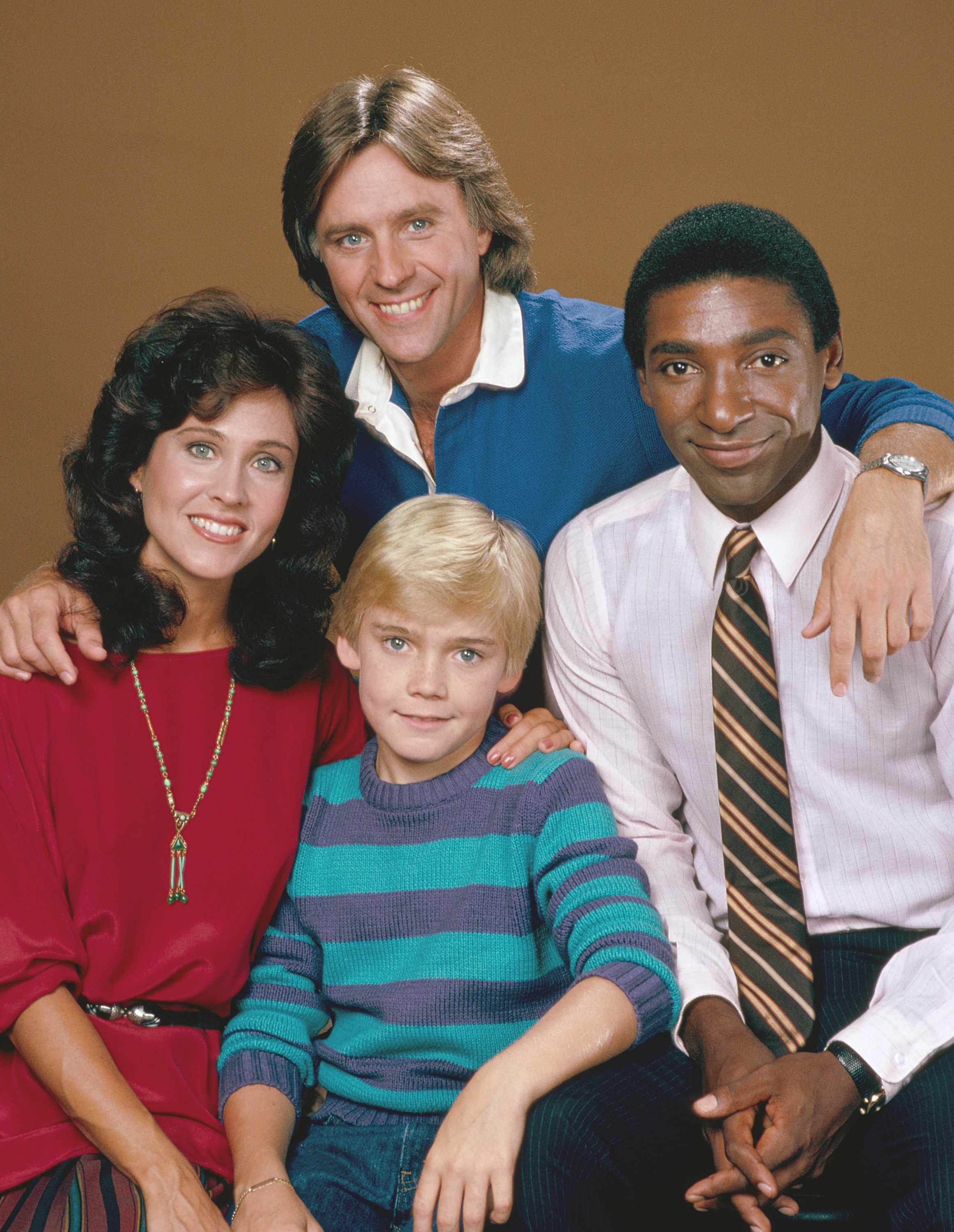 Erin Gray, Joel Higgins, Leonard Lightfoot, and Rick Schroder on the set of “Silver Spoons” on October 9, 2006 | Source: Getty Images
