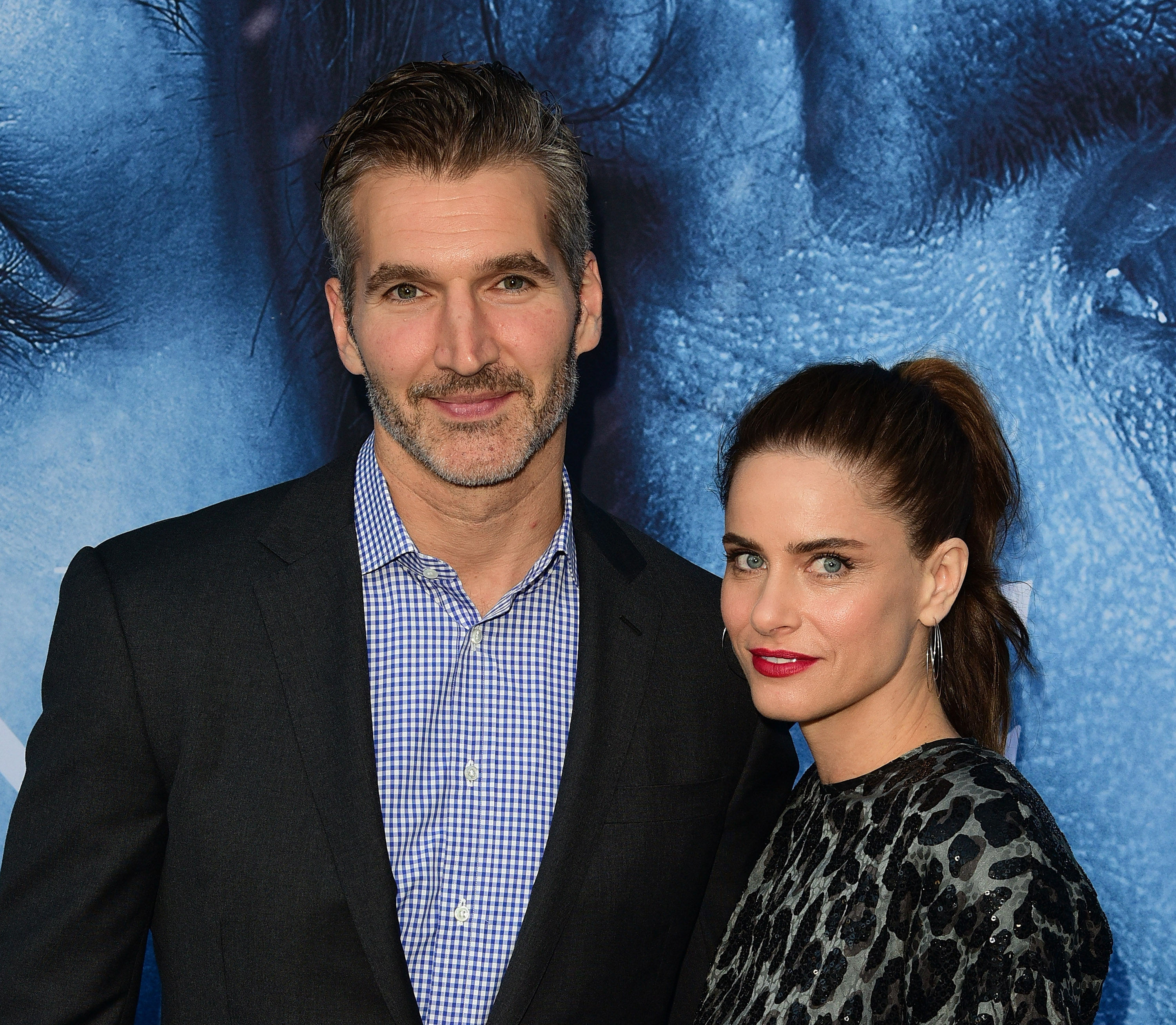 David Benioff and Amanda Peet attend the Season 7 Premiere Of HBO's "Game Of Thrones" on July 12, 2017, in Los Angeles, California. | Source: Getty Images