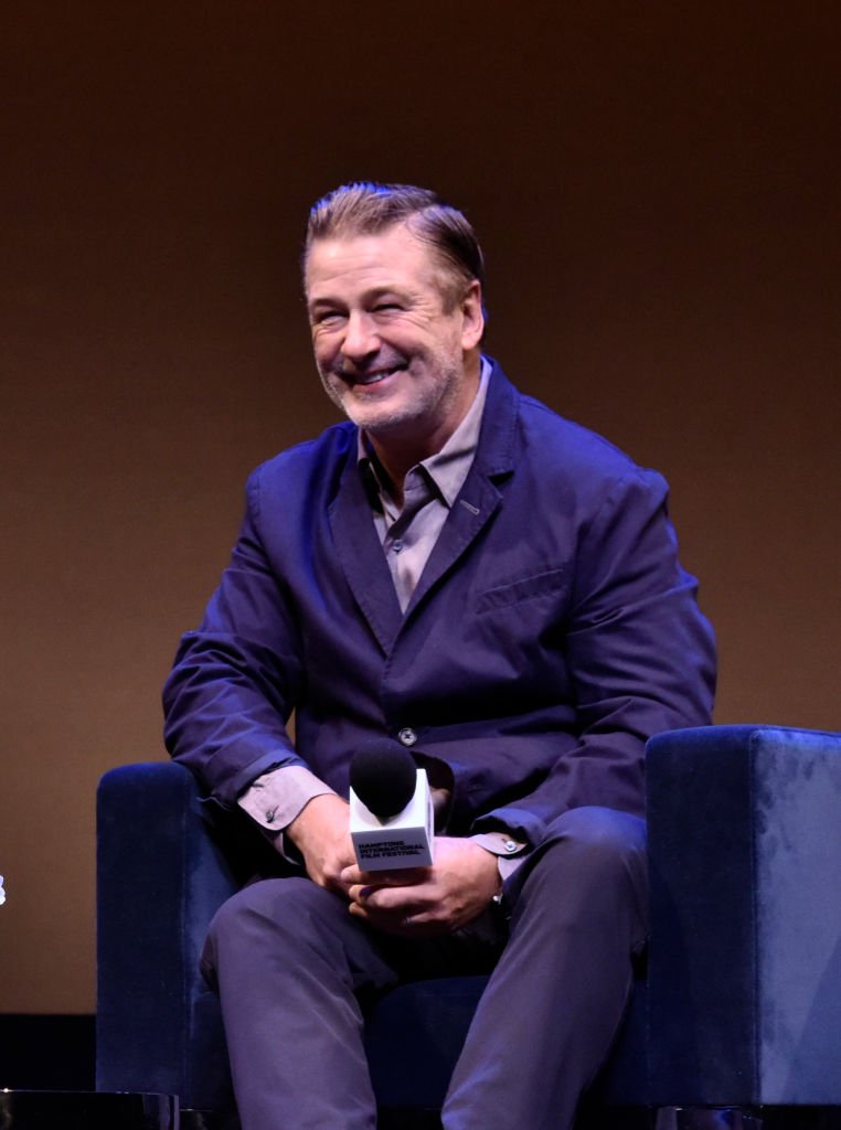 Alec Baldwin speaks onstage at A Conversion with Brian De Palma during the 2019 Hamptons International Film Festival  | Getty Images