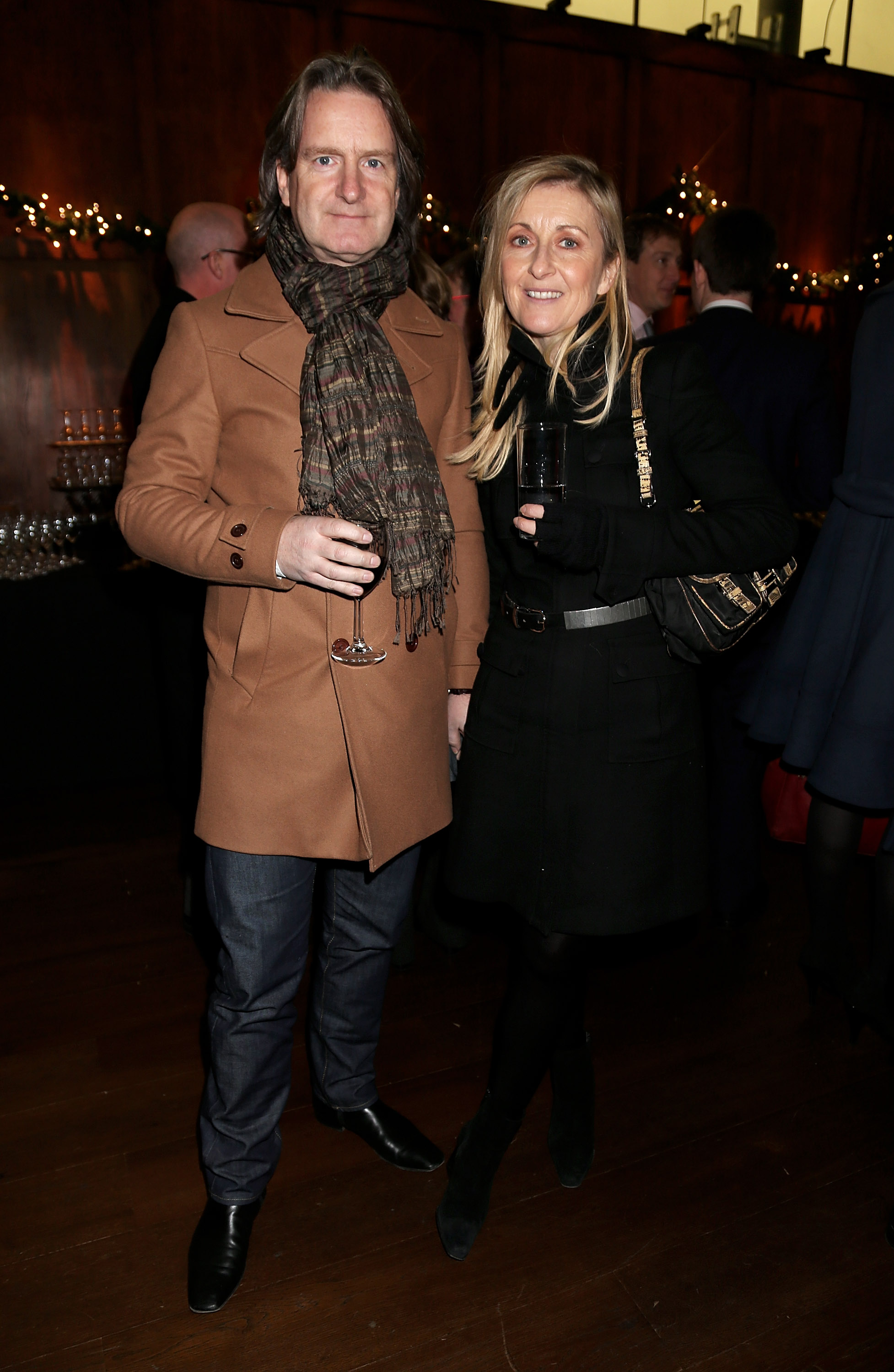 Fiona Phillips and Martin Frizell photographed on December 10, 2012 | Source: Getty Images